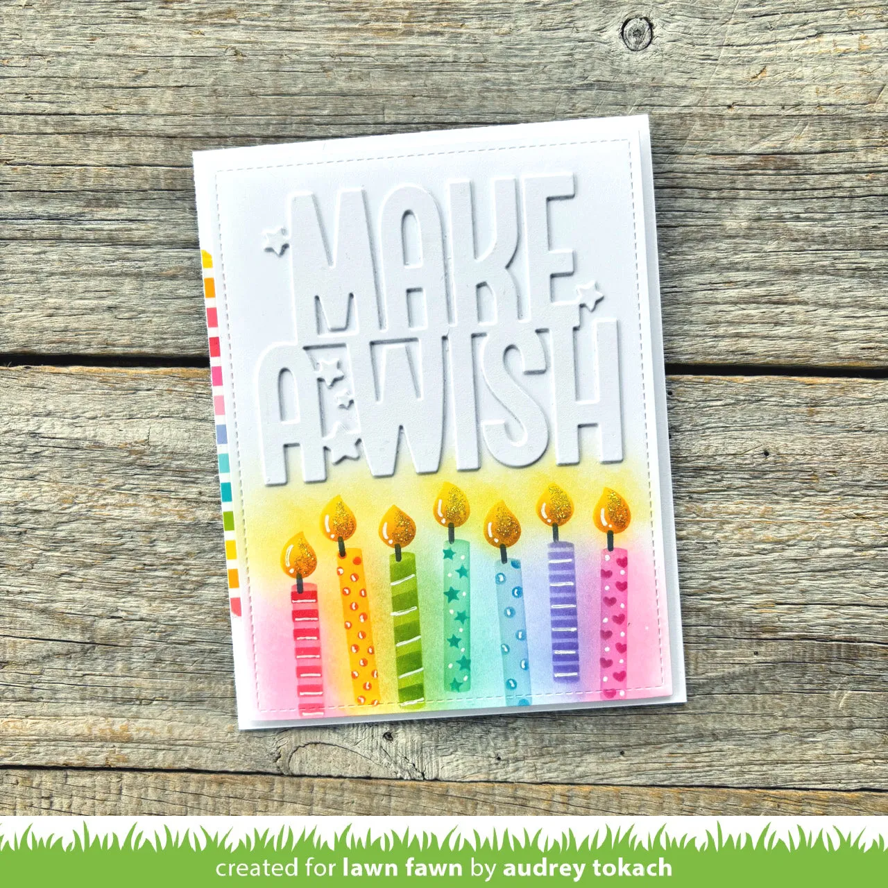 Lawn Fawn Birthday Candles Stencils Schablonen Geburtstag