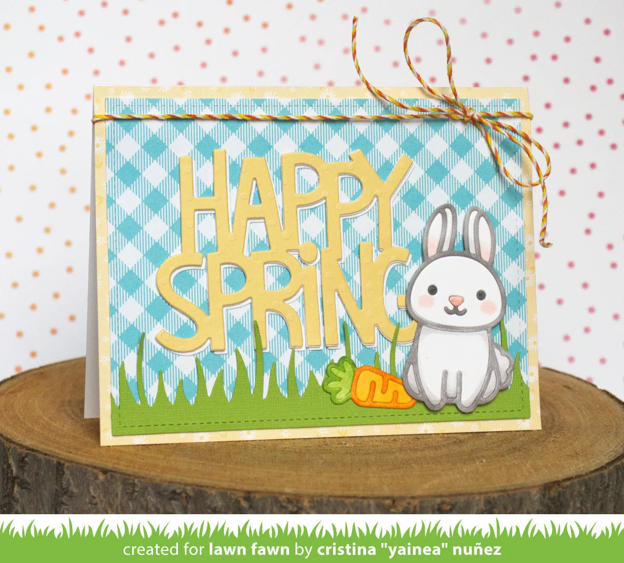 Lawn Fawn Springtime Bunny Stanzschablone Hase Ostern