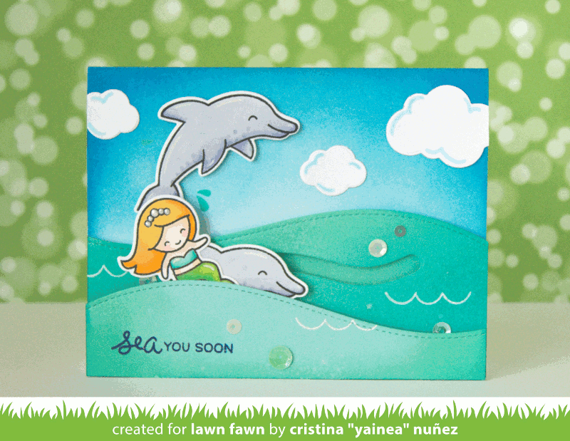 Lawn Fawn Lawn Cuts Slide On Over Stanzschablone Slider