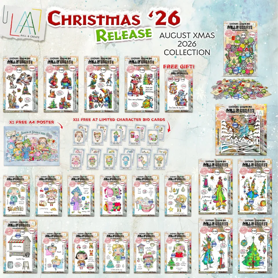 AALL and Create Christmas Komplett-Set 2026 Stempel 24 Sets