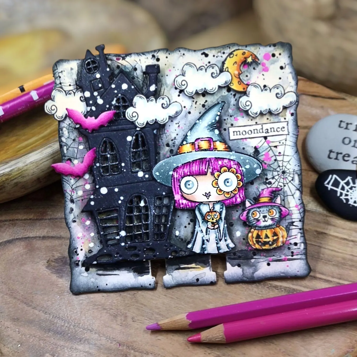 AALL and Create 572 Spooky Sky Stempel A6 Halloween