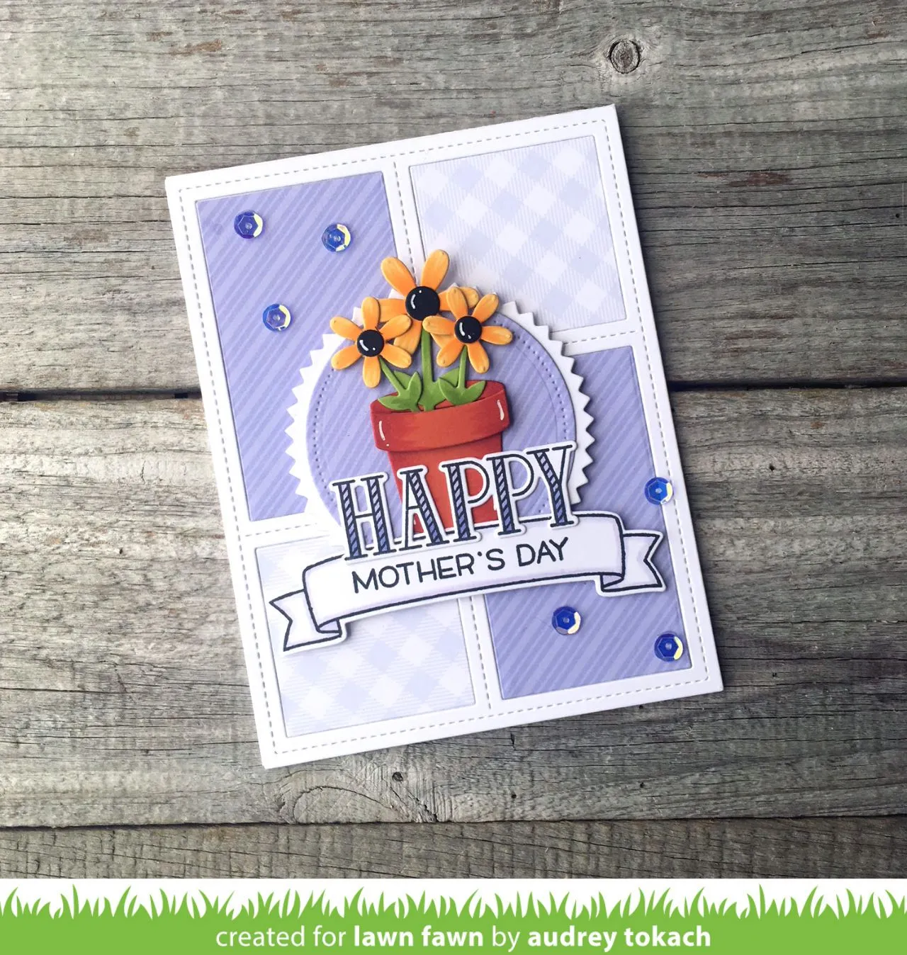 Lawn Fawn Lawn Cuts Peekaboo Backdrop Stanzschablone interaktiv