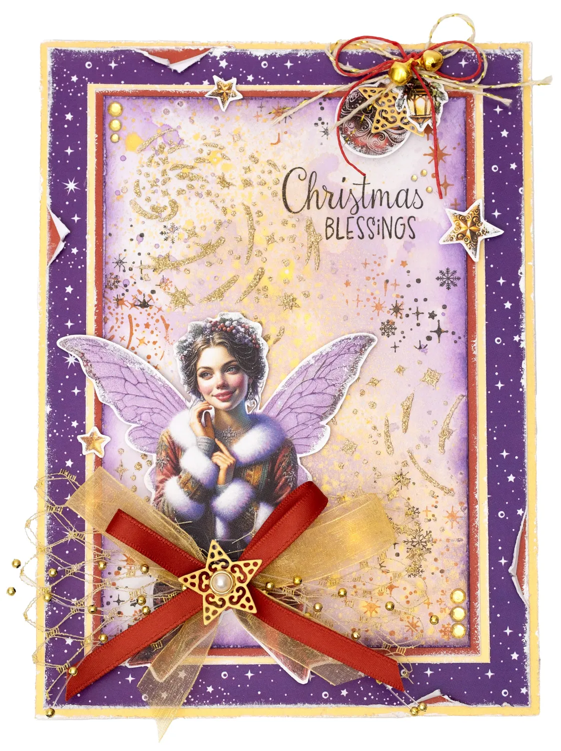 StudioLight Essentials Fairy Christmas Die-cut Papierblock 20 Blatt