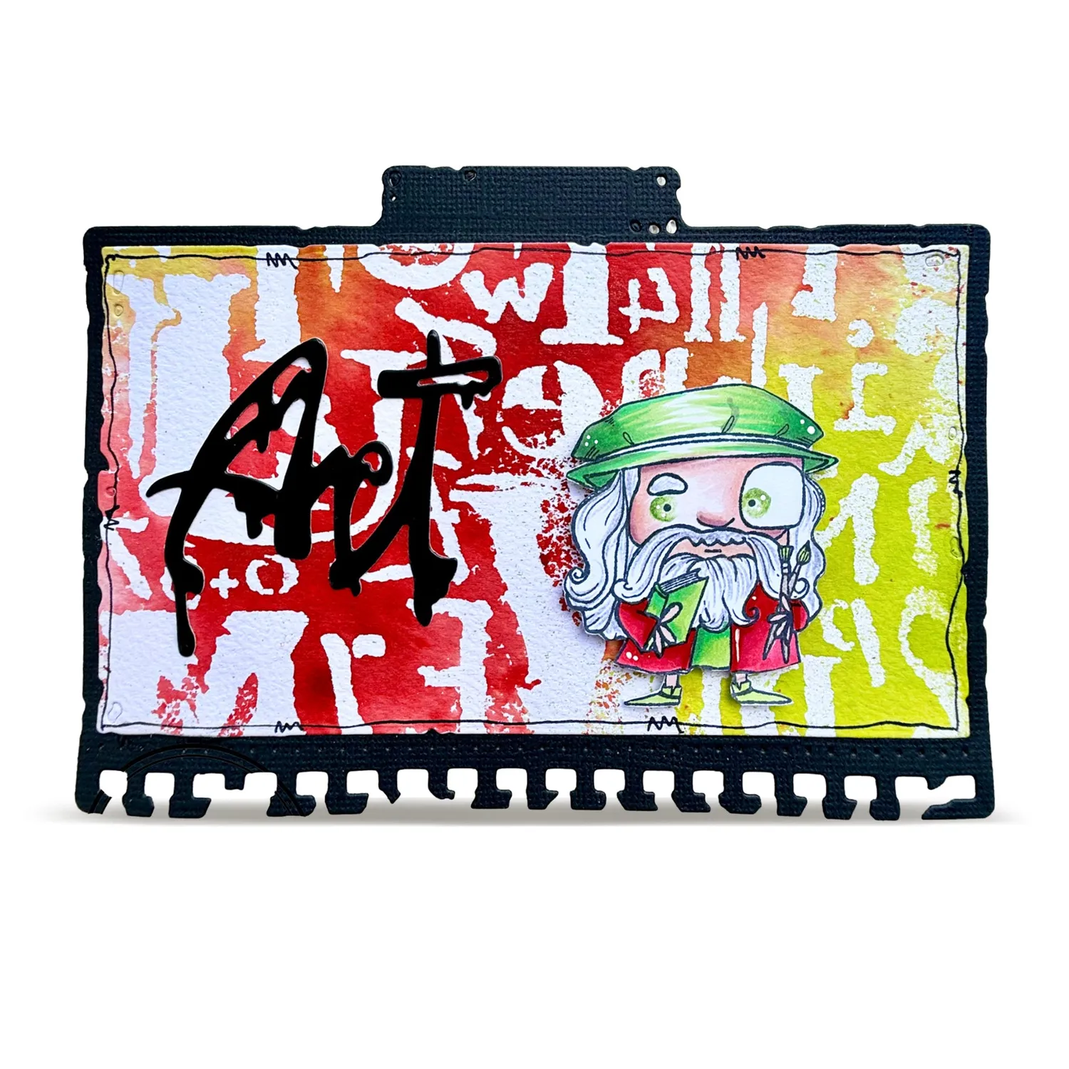 AALL and Create PC-267 Typestorm Schablone 15x15 cm