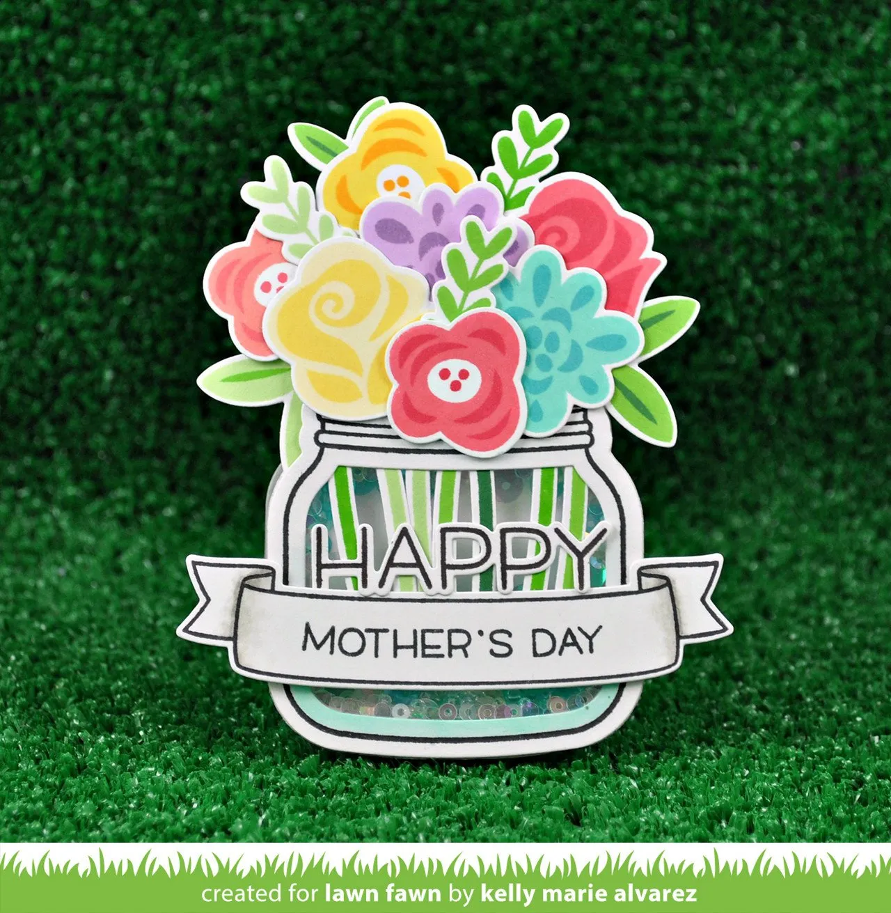 Lawn Fawn How You Bean? Stempelset Glas Ostern