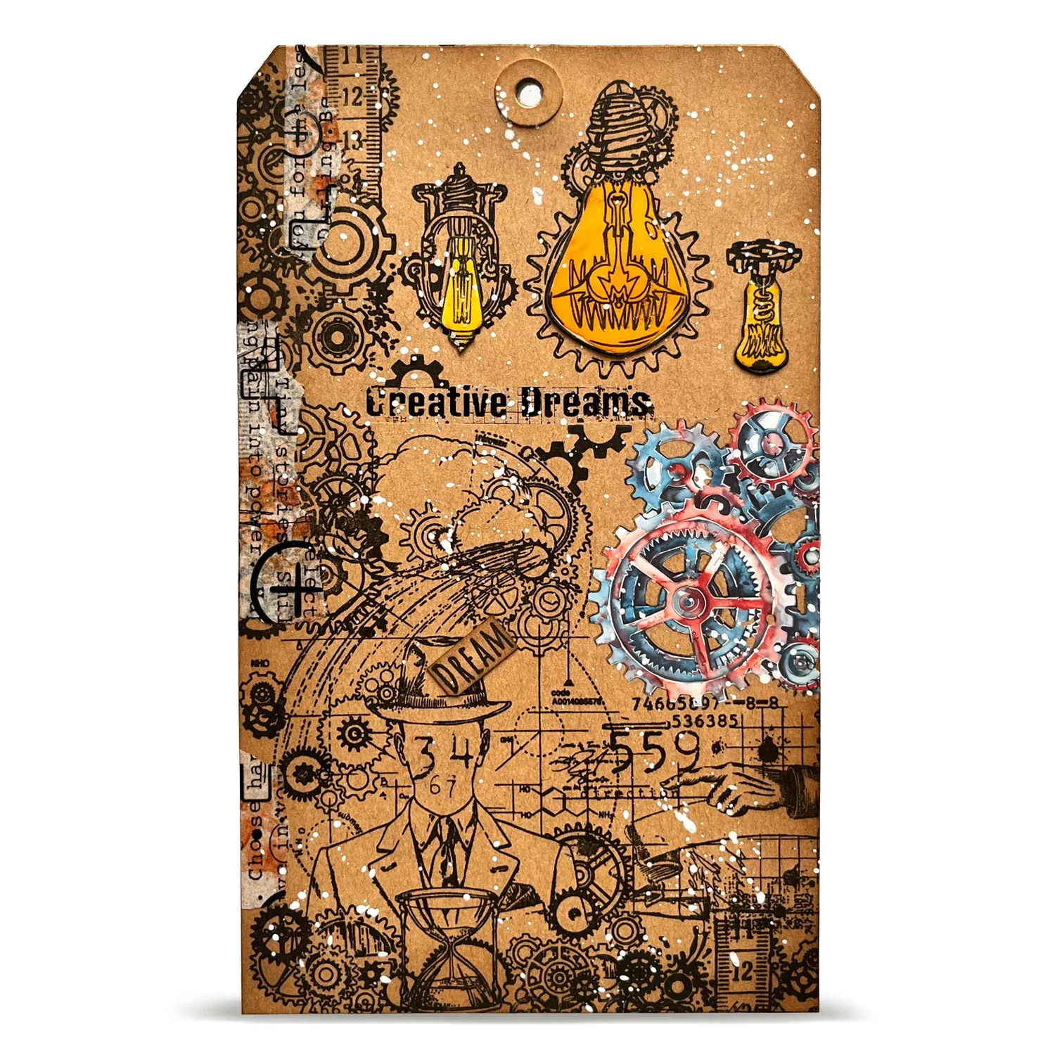 AALL and Create TP-1456 Faceless Time Stempelset A6 Vintage