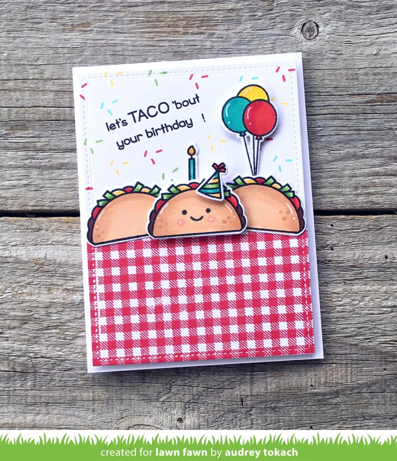 Lawn Fawn Year Nine Stempel Taco Mini