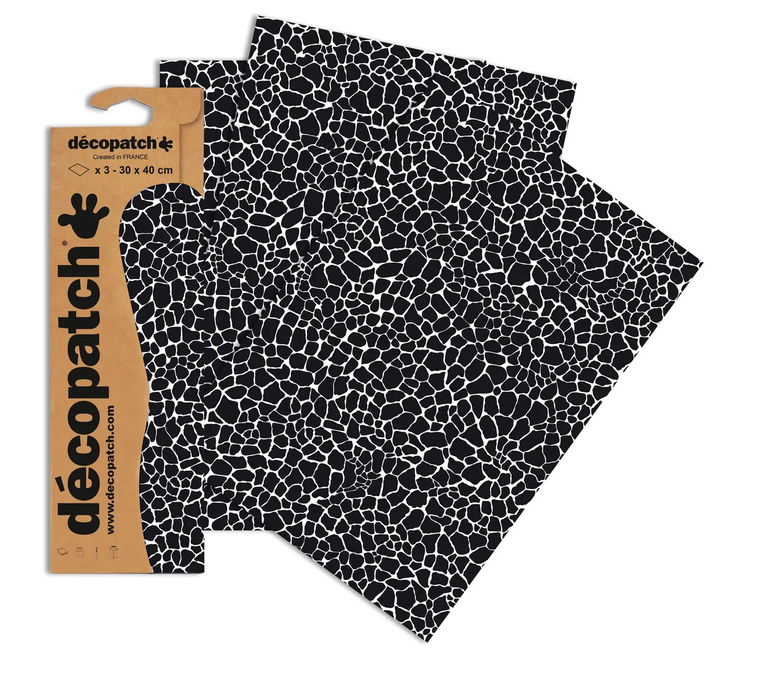 décopatch Papier C771O 3 Bögen Handschrift Gedicht
