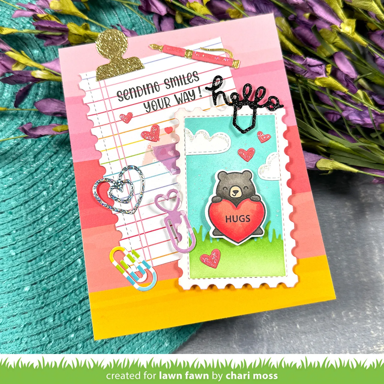 Lawn Fawn Paper Clips Stanzen Set 9-teilig