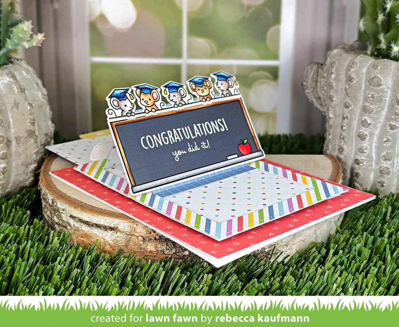 Lawn Fawn Simply Celebrate Graduation Stempelset
