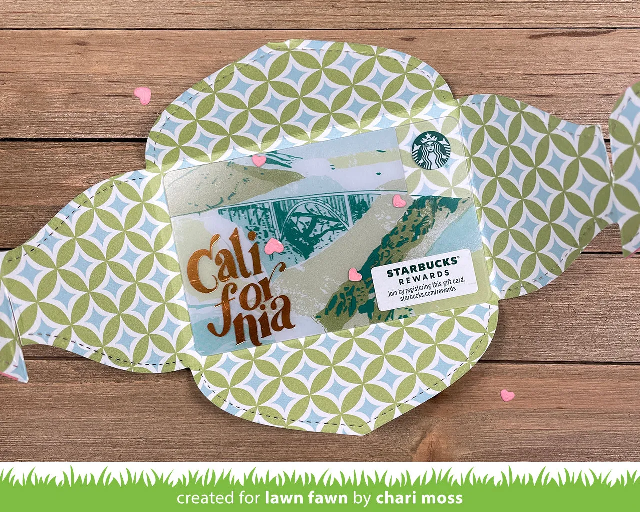 Lawn Fawn Gift Card Heart Envelope Stanzschablonen Herz