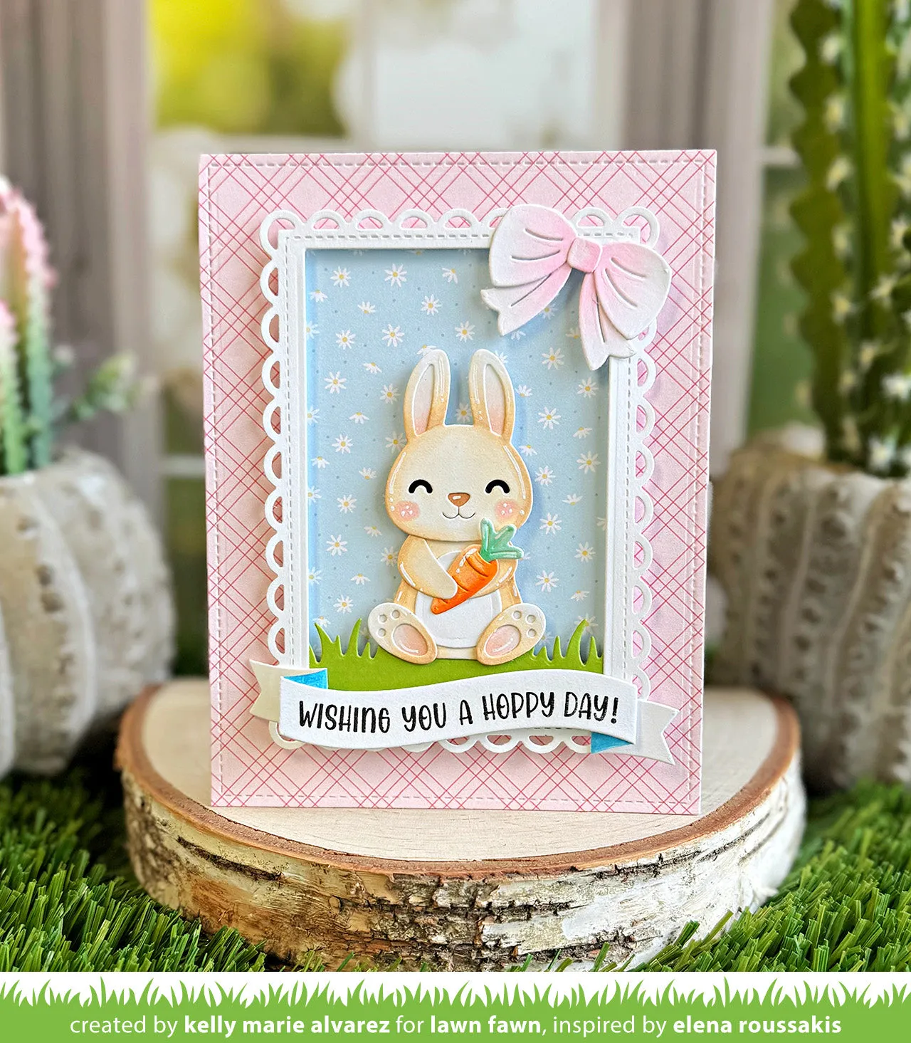 Lawn Fawn Build-a-Bunny Stanze 15-teilig Hase Ostern