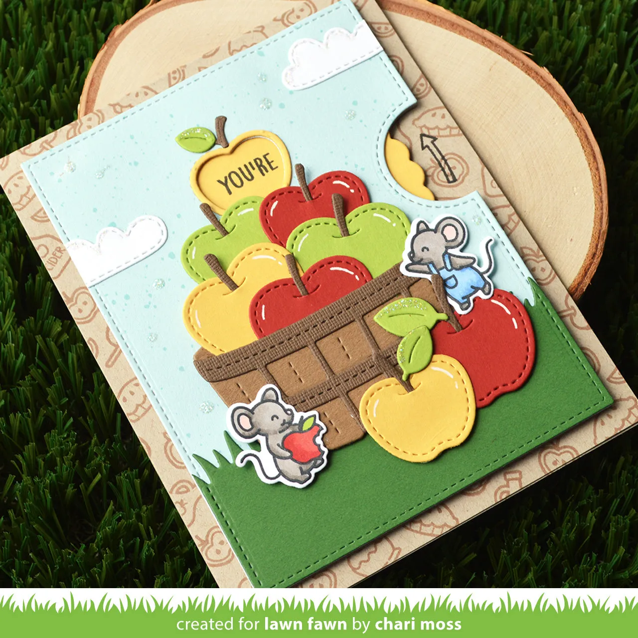 Lawn Fawn Build-A-Barrel Apple Stanzformen LF2962
