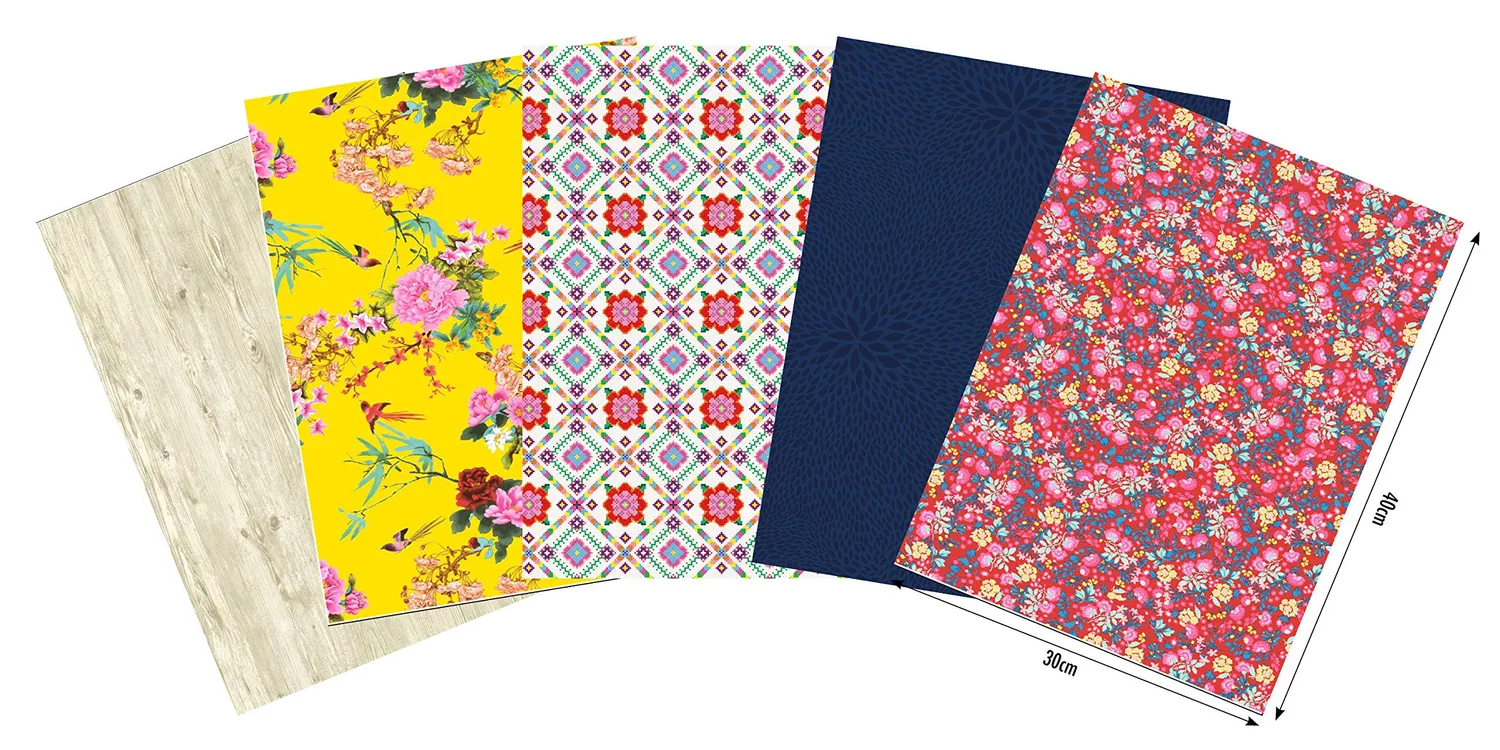 Décopatch Décopocket DP013O Papier 5 Bogen
