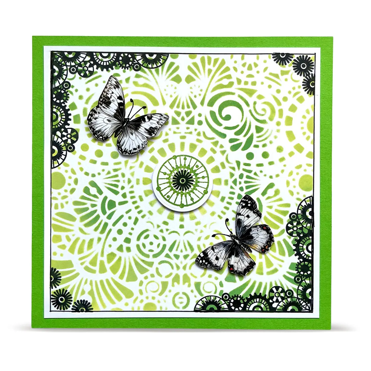 AALL and Create PC-273 Comme Une Verrière Schablone 15x15 Mylar