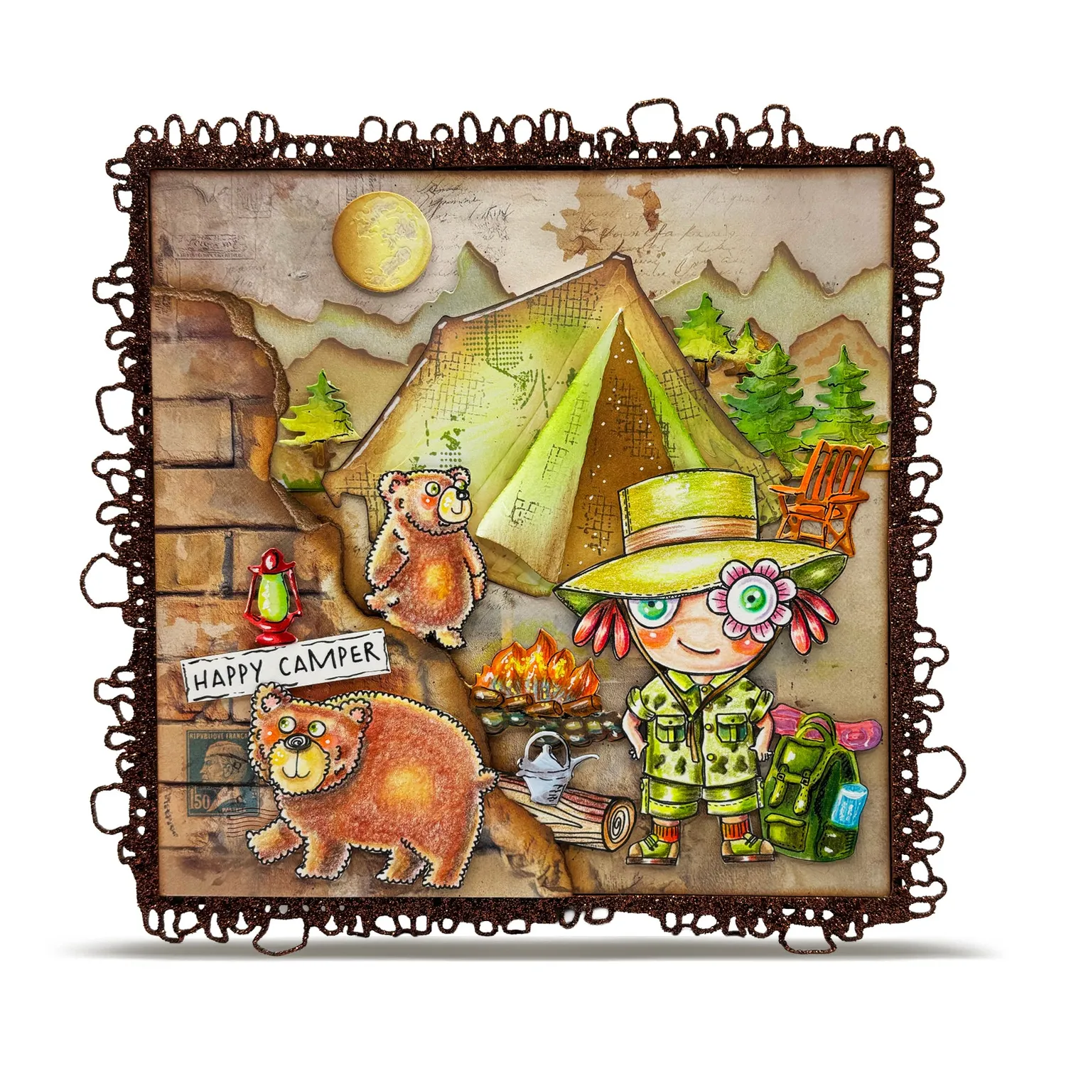 AALL and Create DI-103 Campout Magic Stanzen 11-teilig Zelt