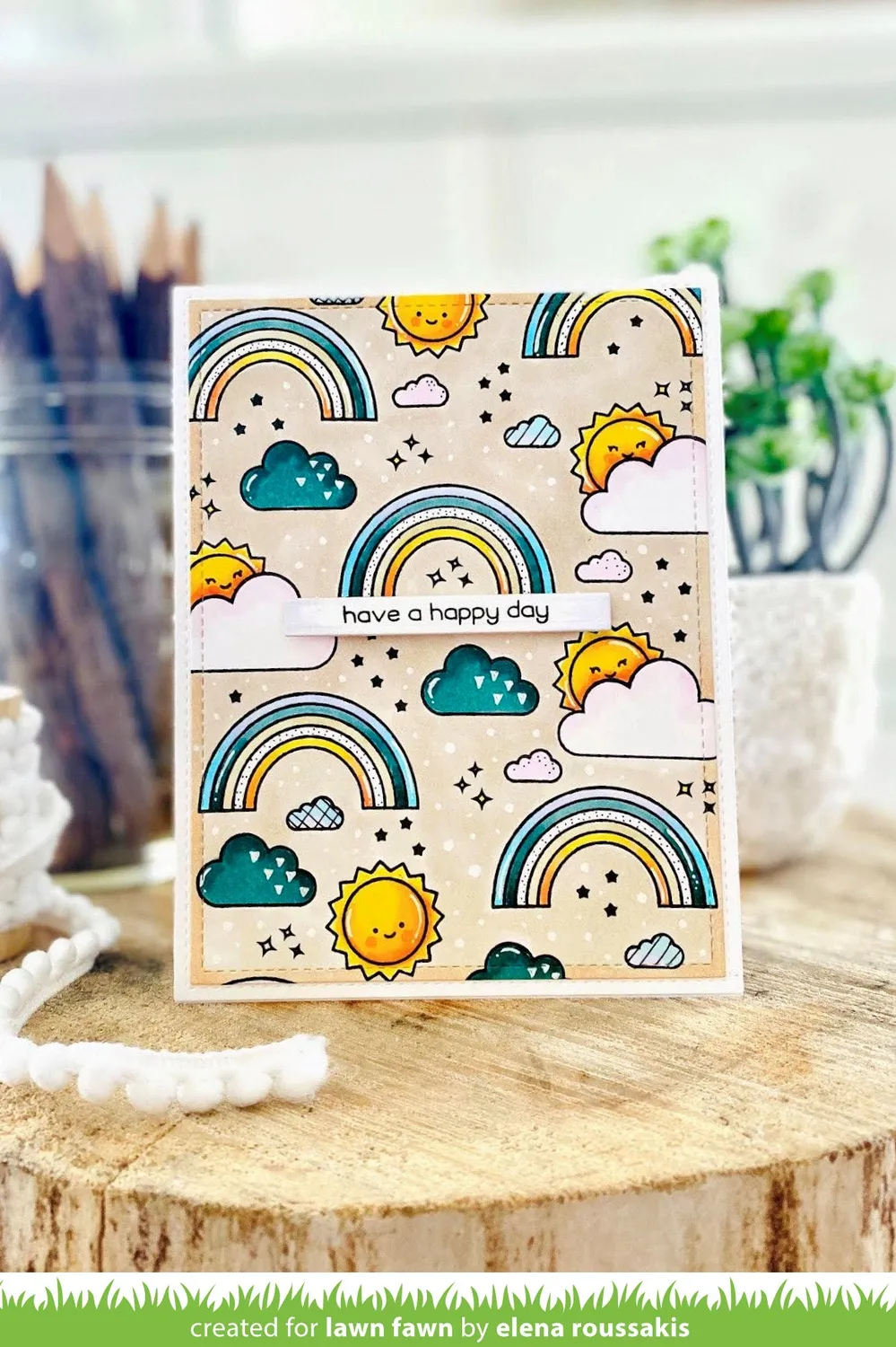 Lawn Fawn All the Clouds LF2331 Stempelset Himmel
