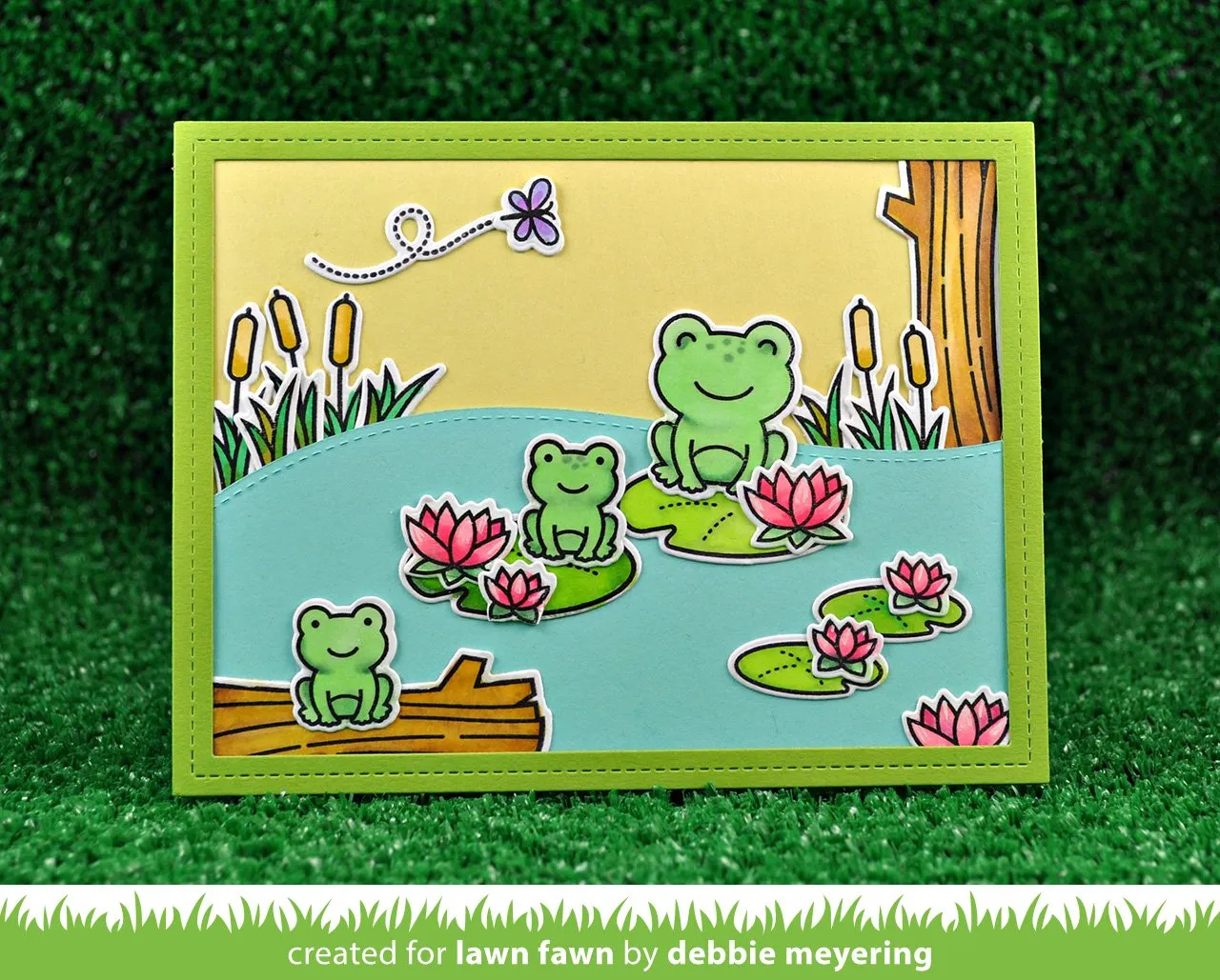 Lawn Fawn Toadally Awesome Clear Stamps Frosch