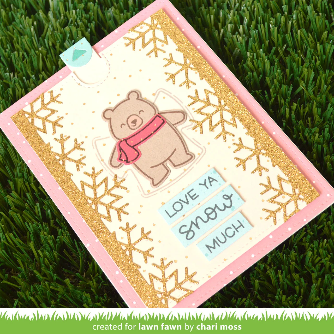 Lawn Fawn Snowflake Border Stanzschablone 15,2 cm