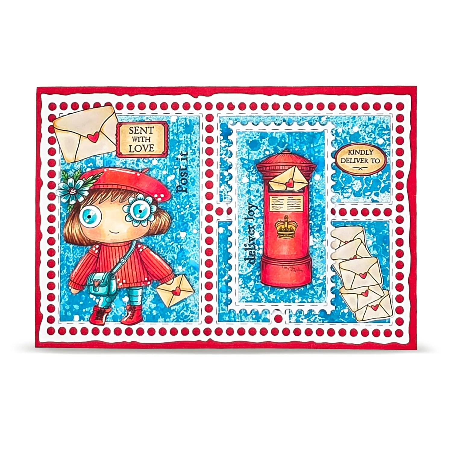 AALL and Create TP-1377 Paper Hug Stempel A7 6-teilig
