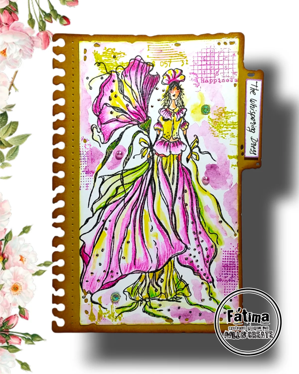 AALL and Create TP-1403 The Whispering Dress Stempelset A6