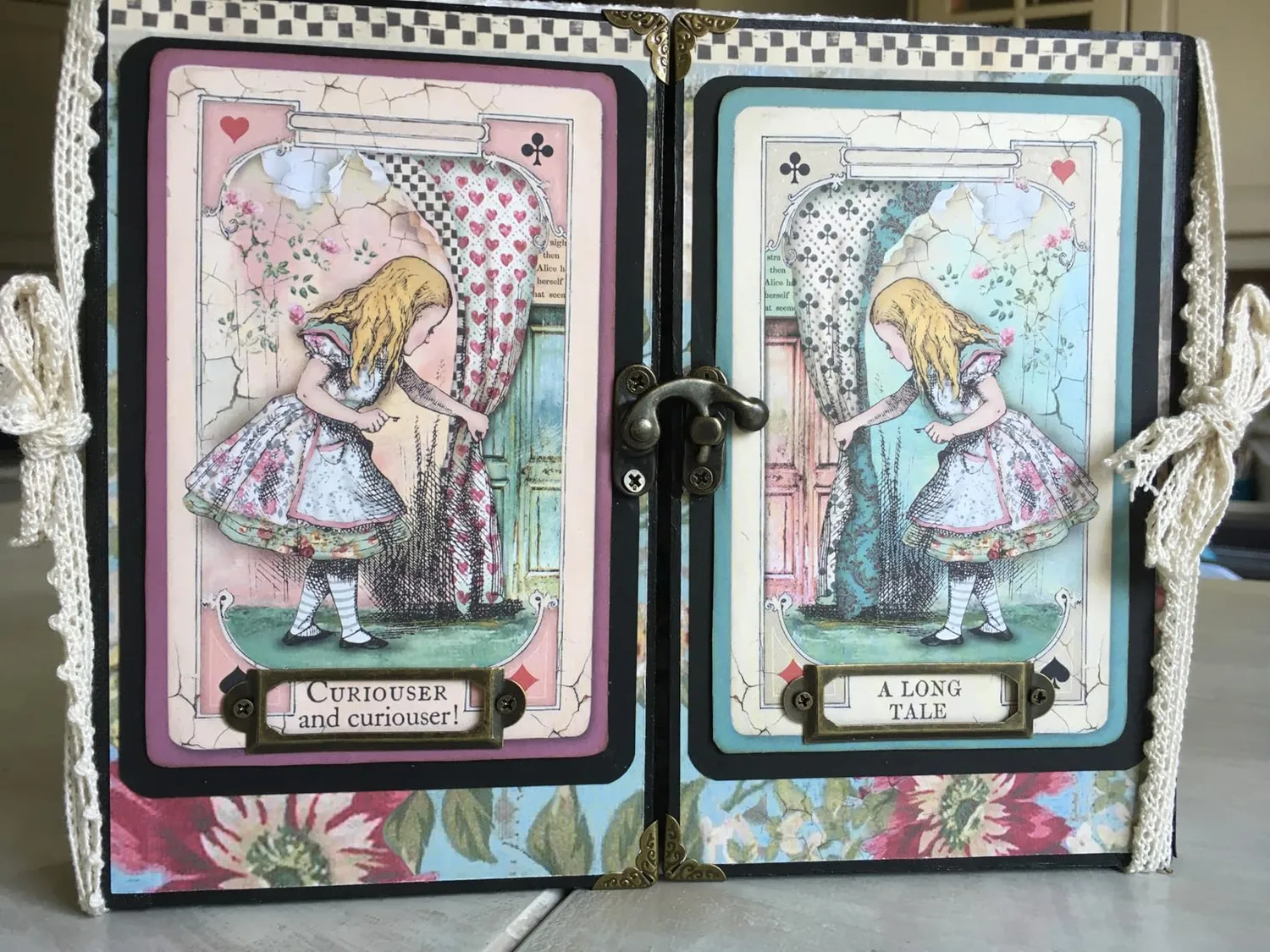 Stamperia Alice SBBL52 Scrapbookpapier 30,5x30,5cm 10 Blatt