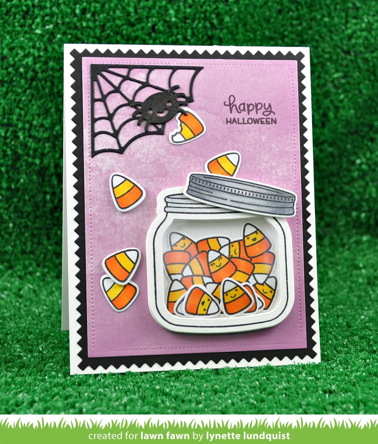 Lawn Fawn How You Bean? Candy Corn Add-On Stempelset Halloween
