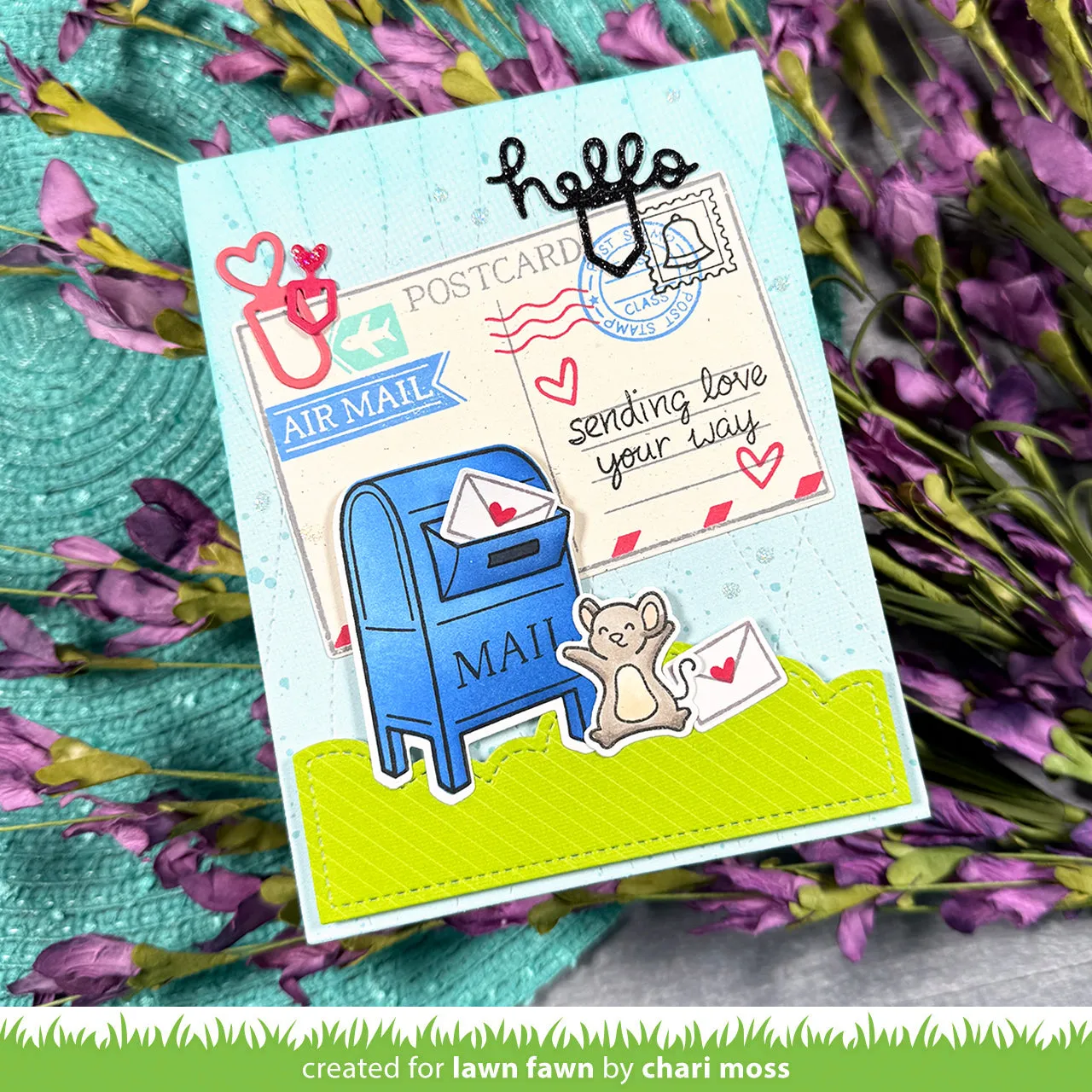 Lawn Fawn You’ve Got Mail Stempelset Post 10-teilig