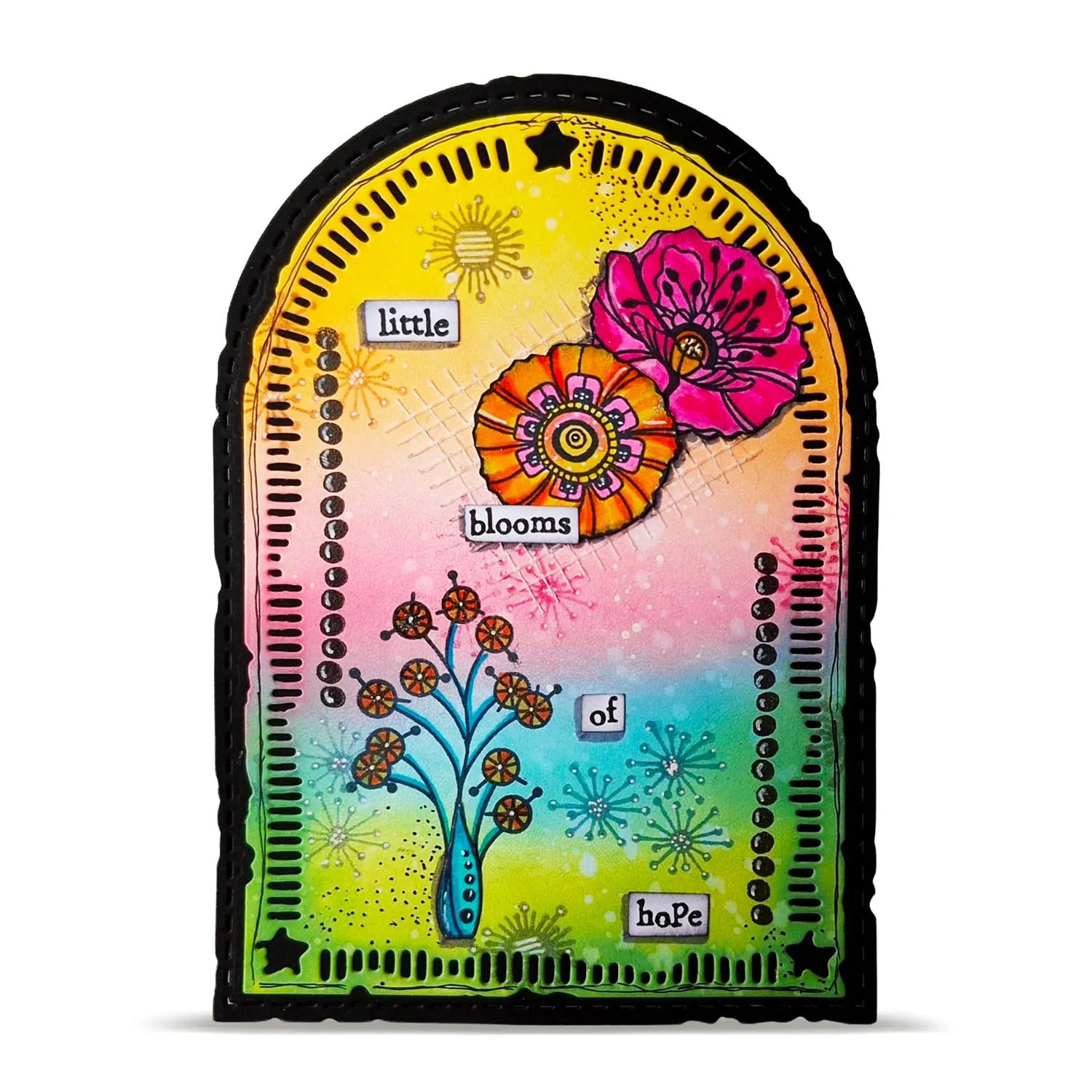 AALL and Create TP-1477 Funny Coquelicots Stempelset A6 clear