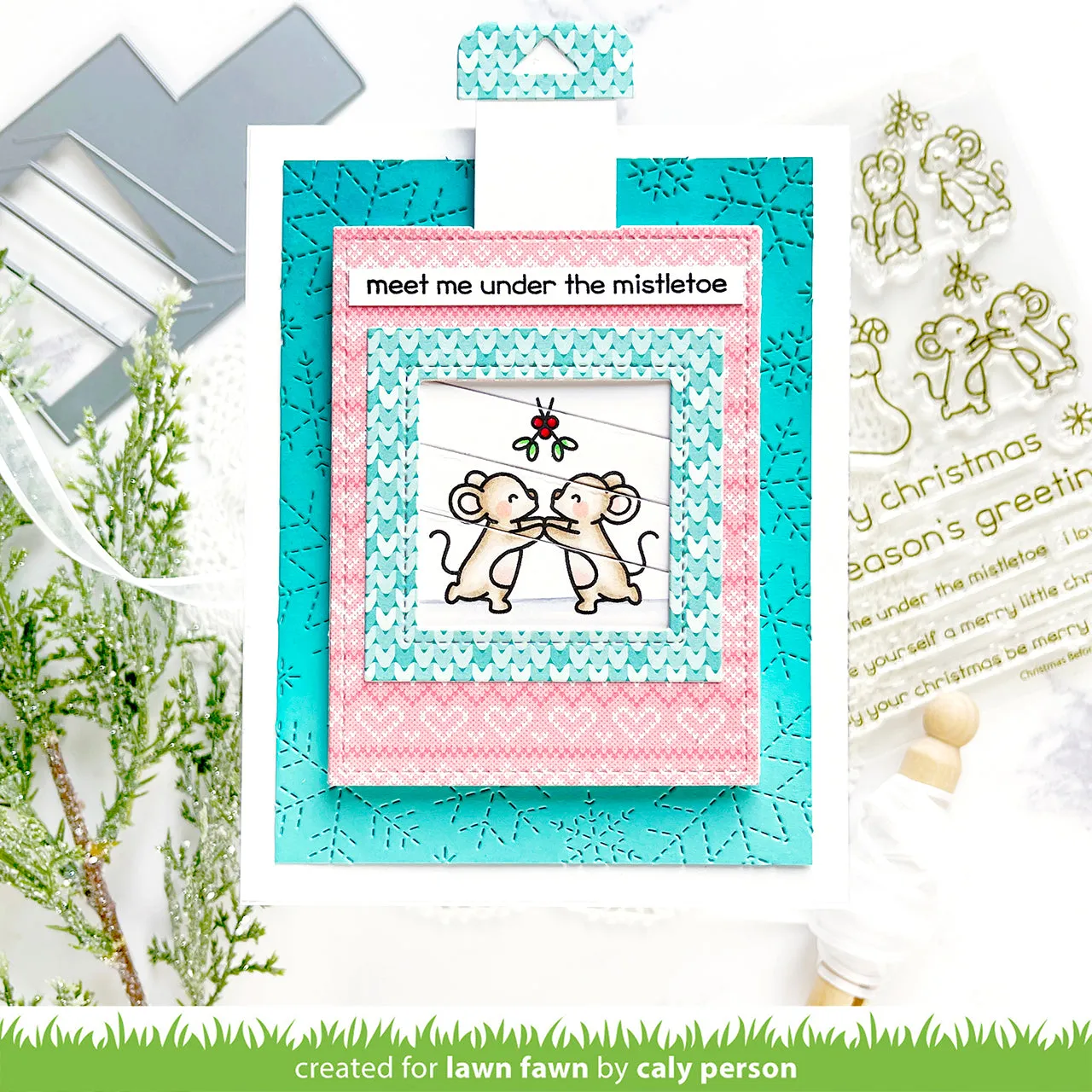 Lawn Fawn Christmas Before n Afters Clear Stamps Weihnachten