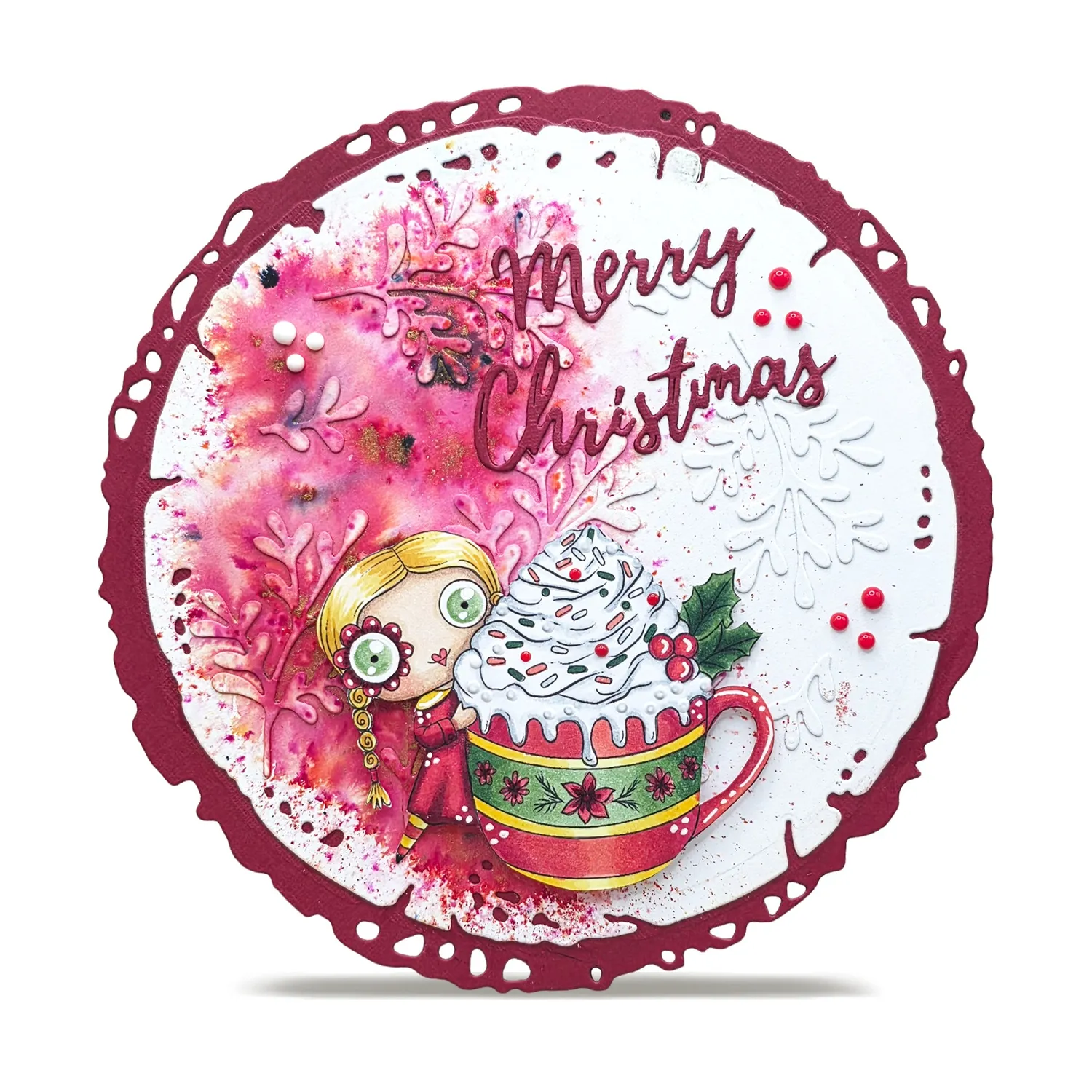 AALL and Create TP-1388 Hug In A Mug Stempelset A7 Weihnachten