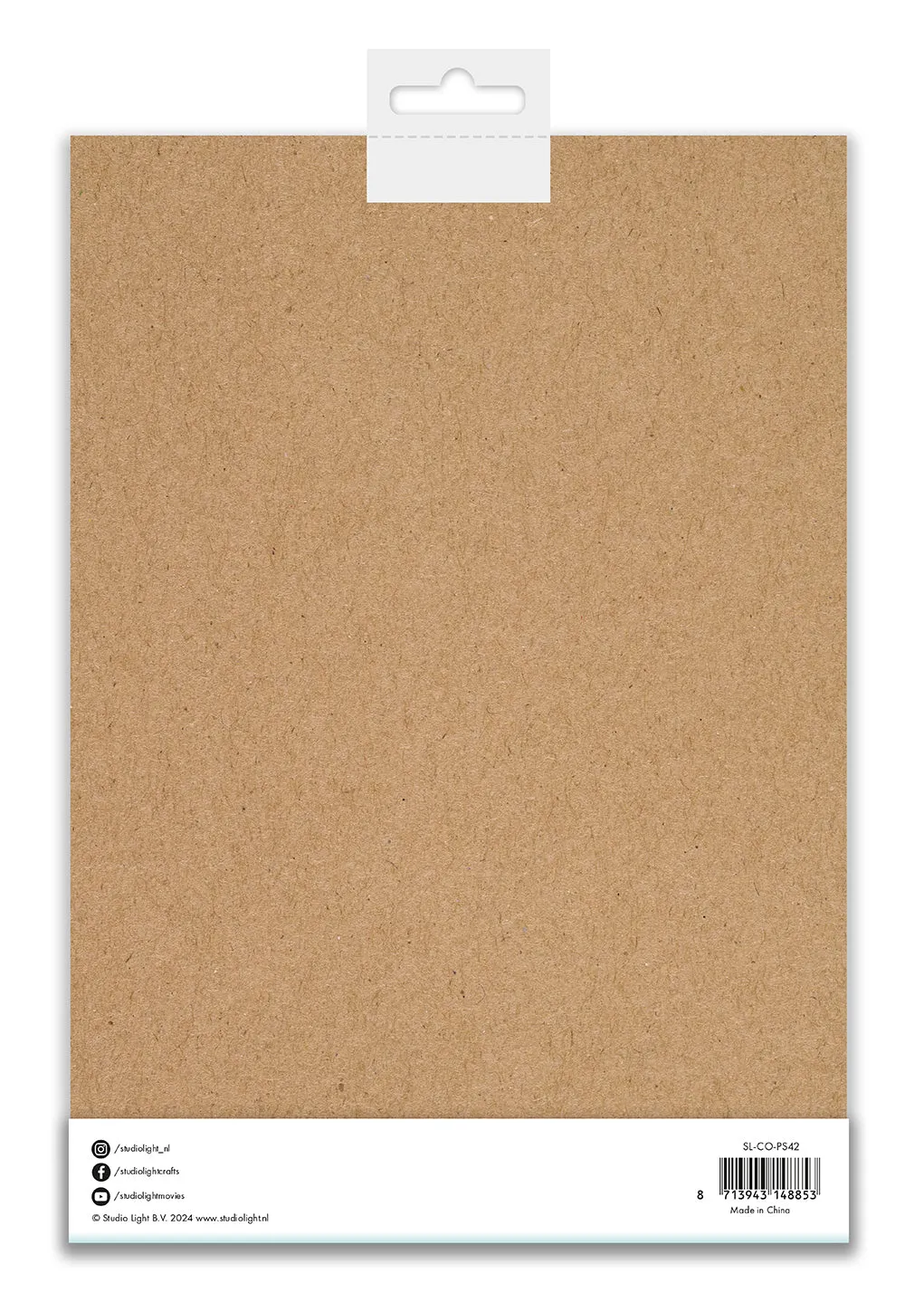 Studio Light Essentials Kraft Cardstock A4 250g 10 Blatt