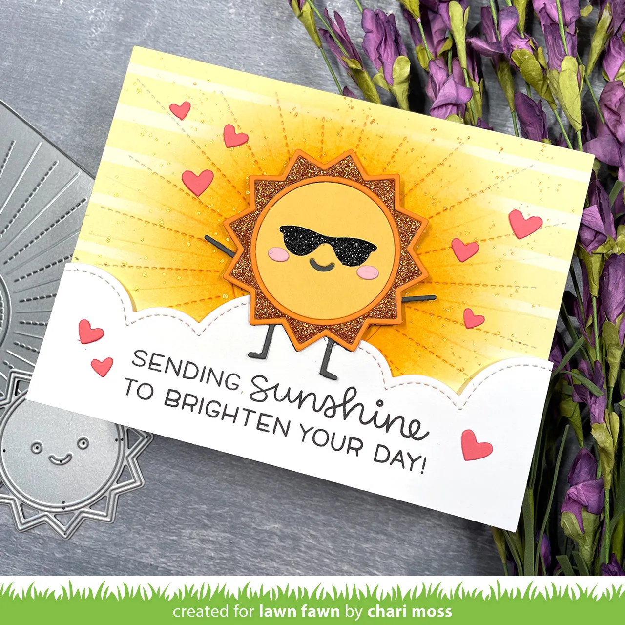 Lawn Fawn Lawn Cuts Mr. Sun Stanzen Sonne 5-teilig