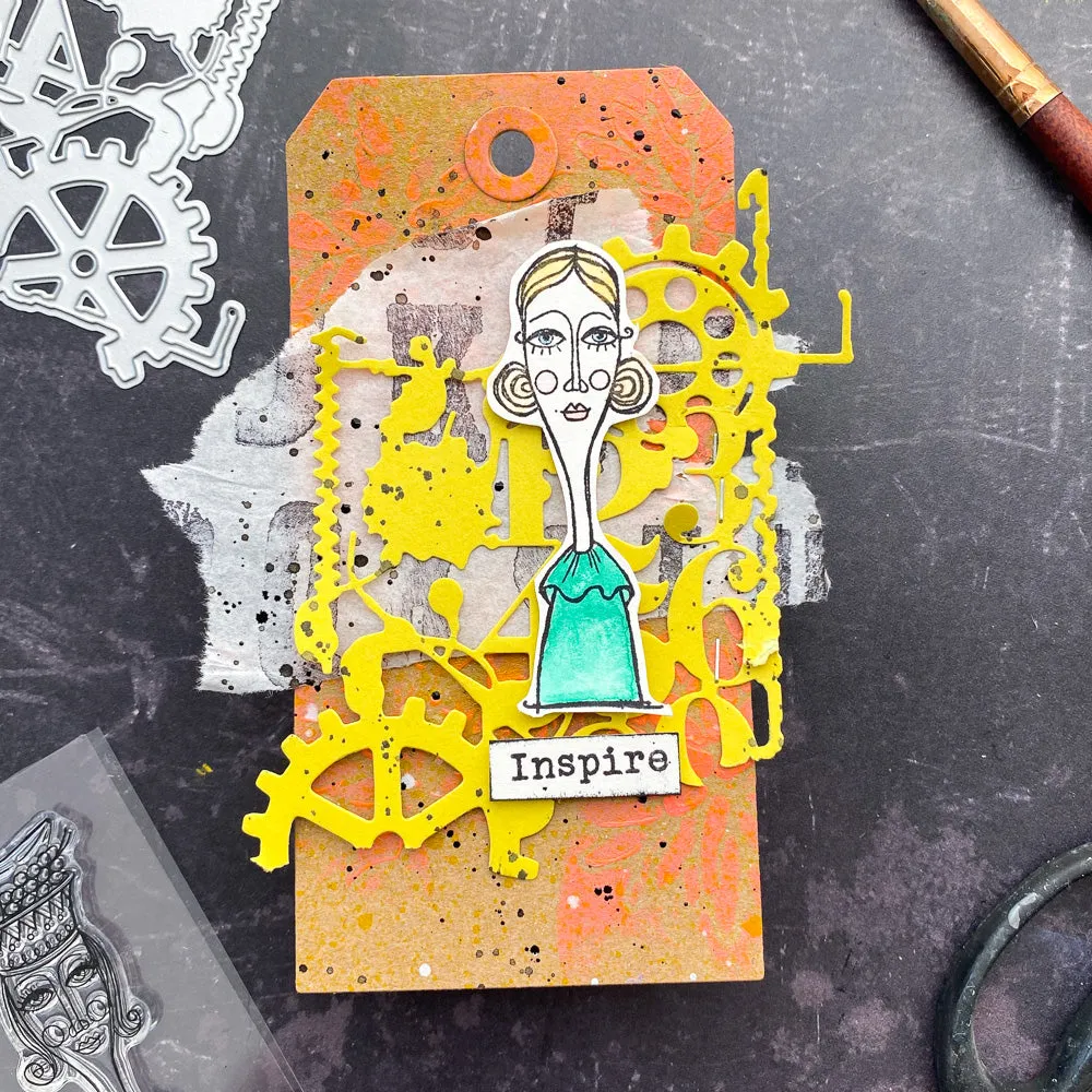 AALL and Create DI-21 Number Crunching Stanzschablone 10,4x12,4 cm