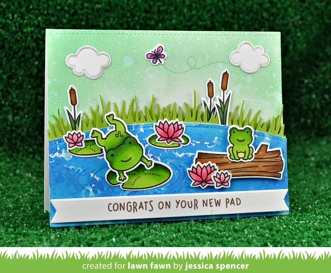 Lawn Fawn Toadally Awesome Clear Stamps Frosch