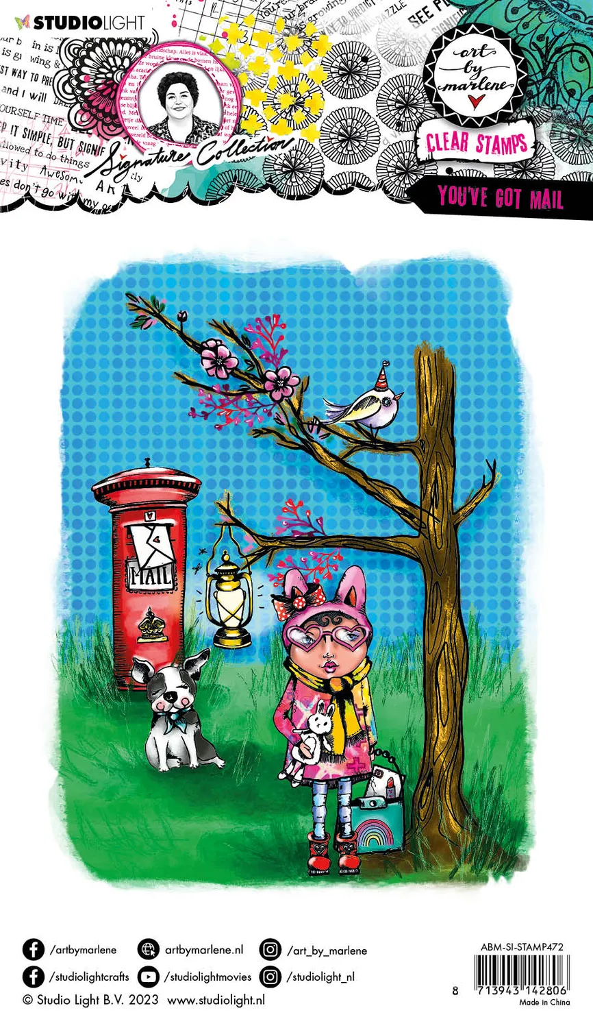 Art by Marlene Signature Clear Stamp You've got mail Brief