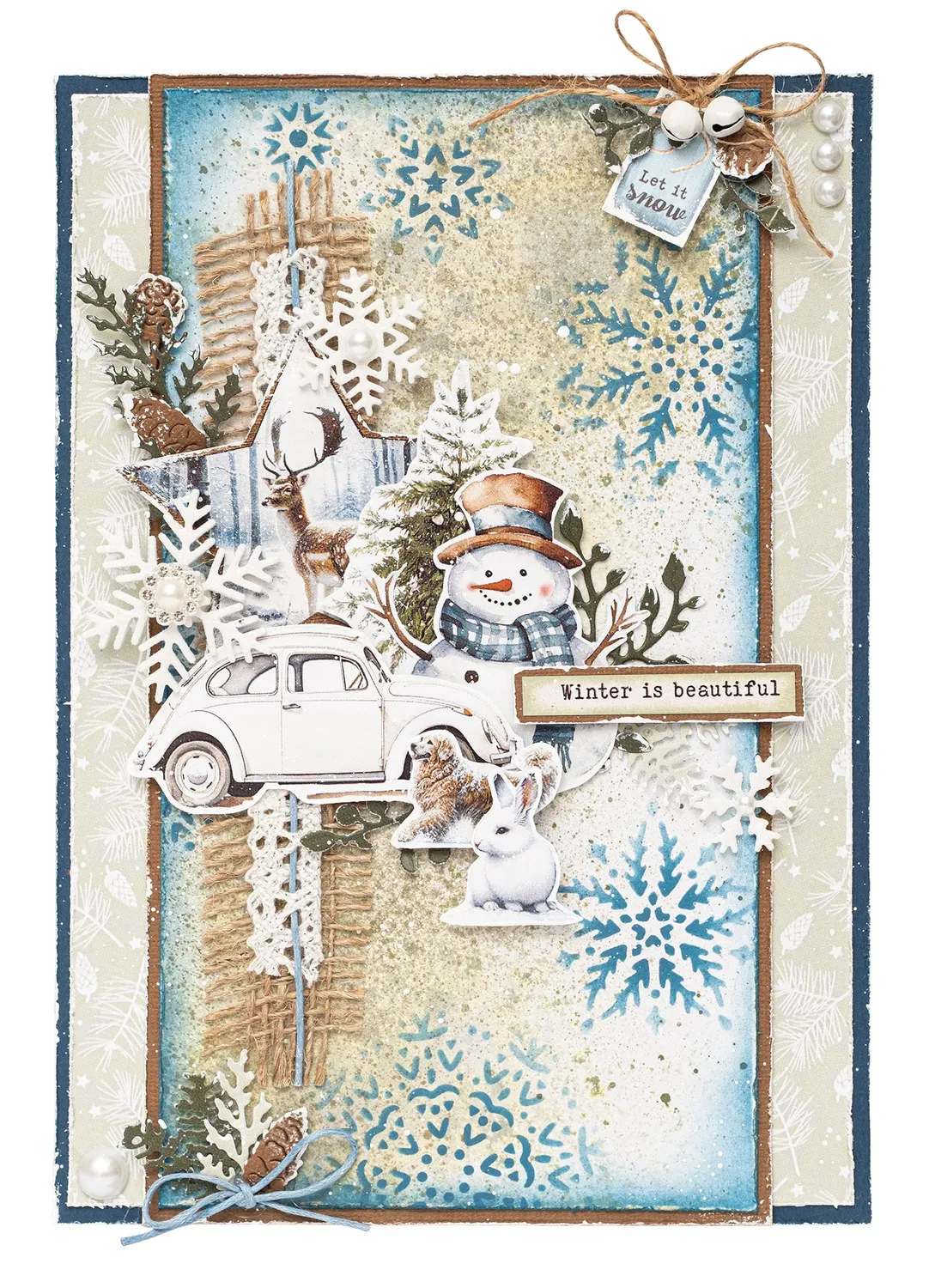 StudioLight Essentials Winter Wonderland Die-Cut Block 20 Blatt