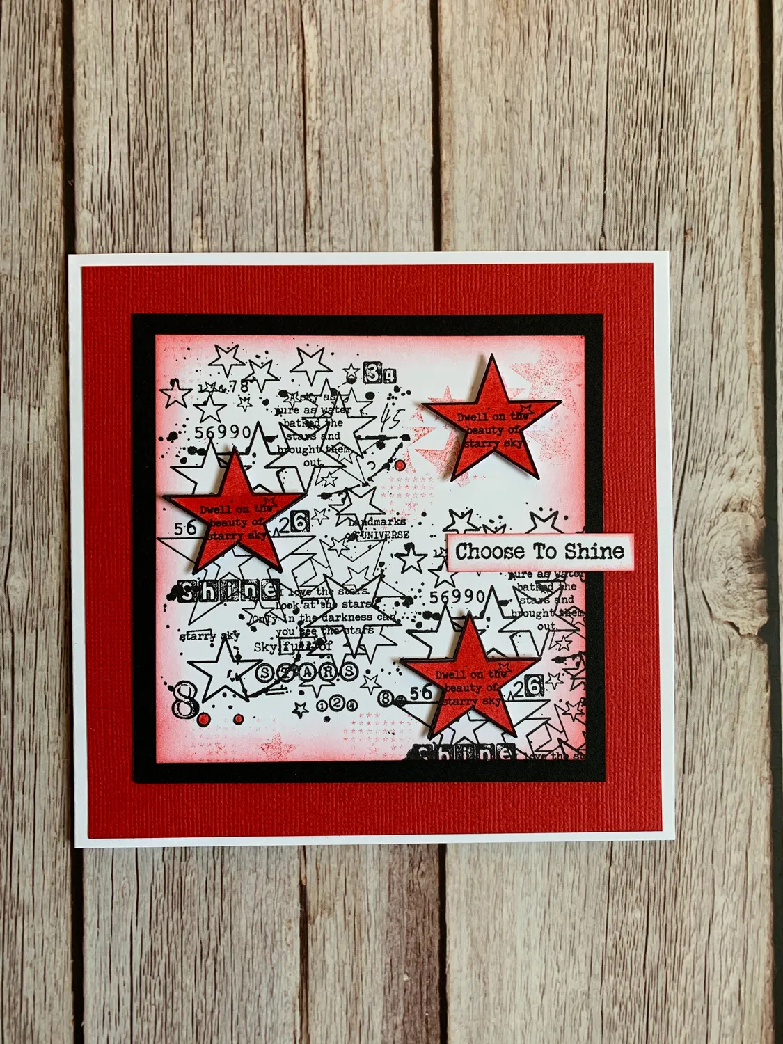 AALL and Create 468 Scripted Stars Stempel A7 sternförmig