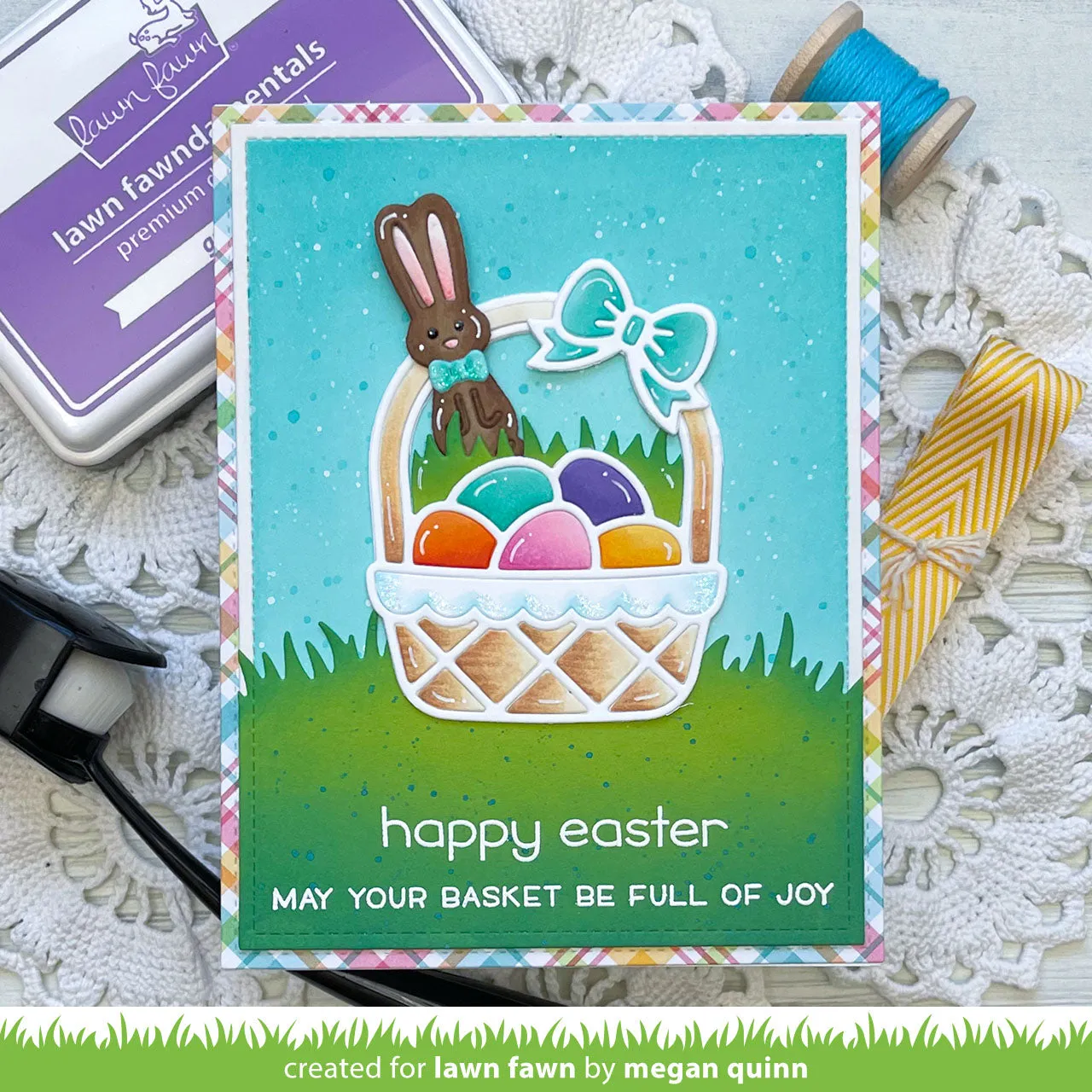 Lawn Fawn Eggcellent Easter Basket Stanzschablonen Ostern
