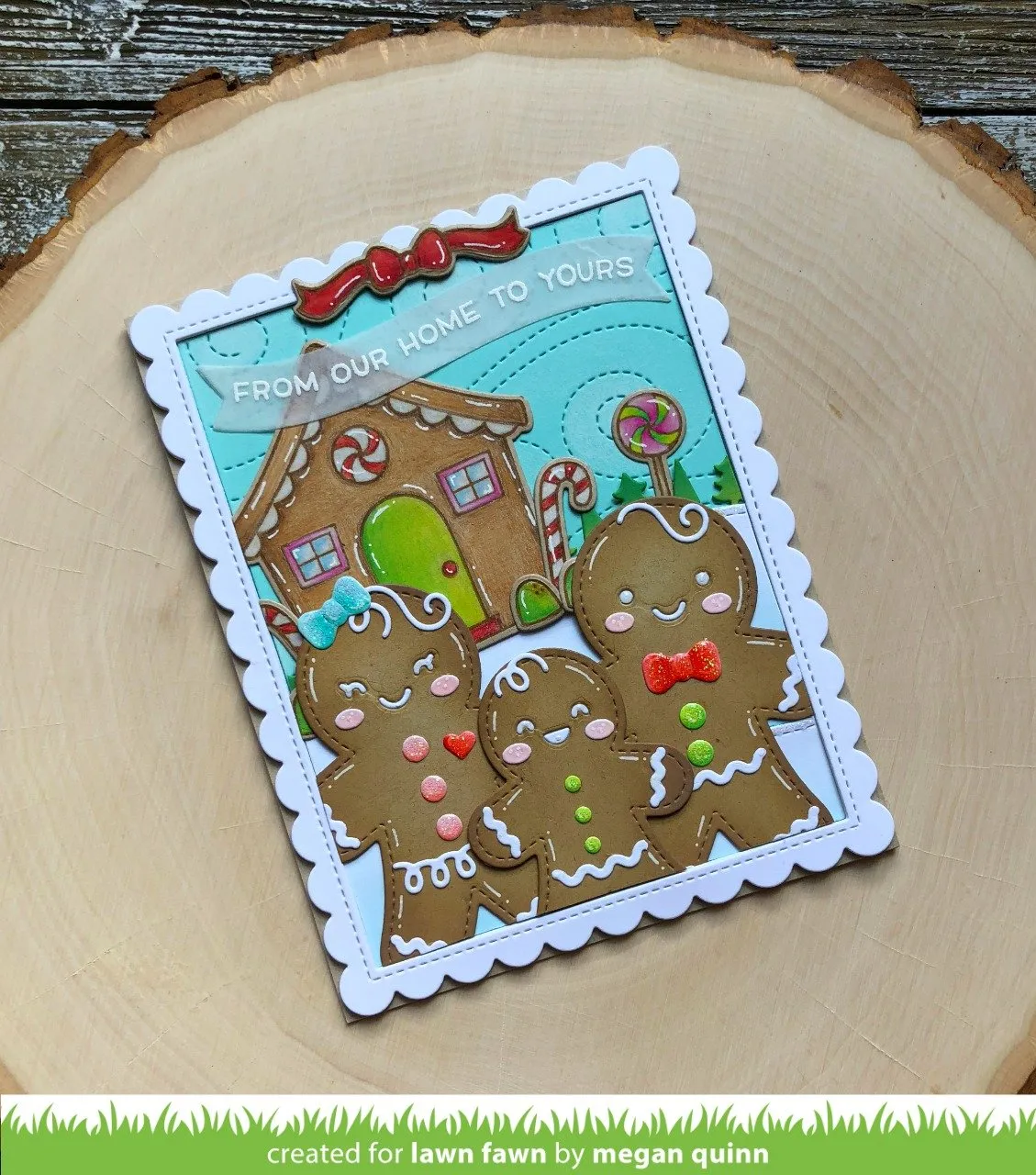 Lawn Fawn Gingerbread Friends Stanze Lebkuchen Set