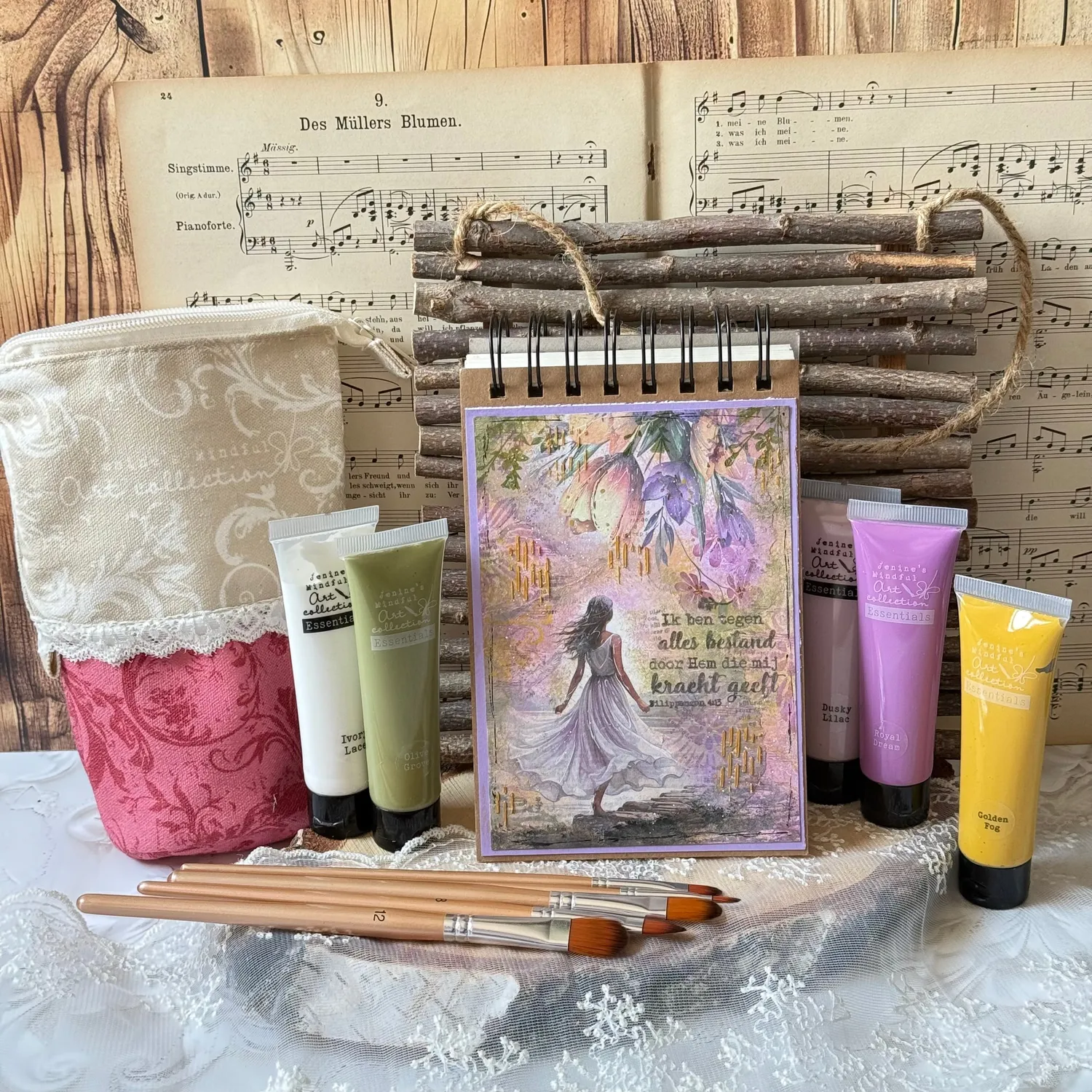 Studio Light Jenine's Mindful Art Acrylfarben Blush & Lilac 6er Set