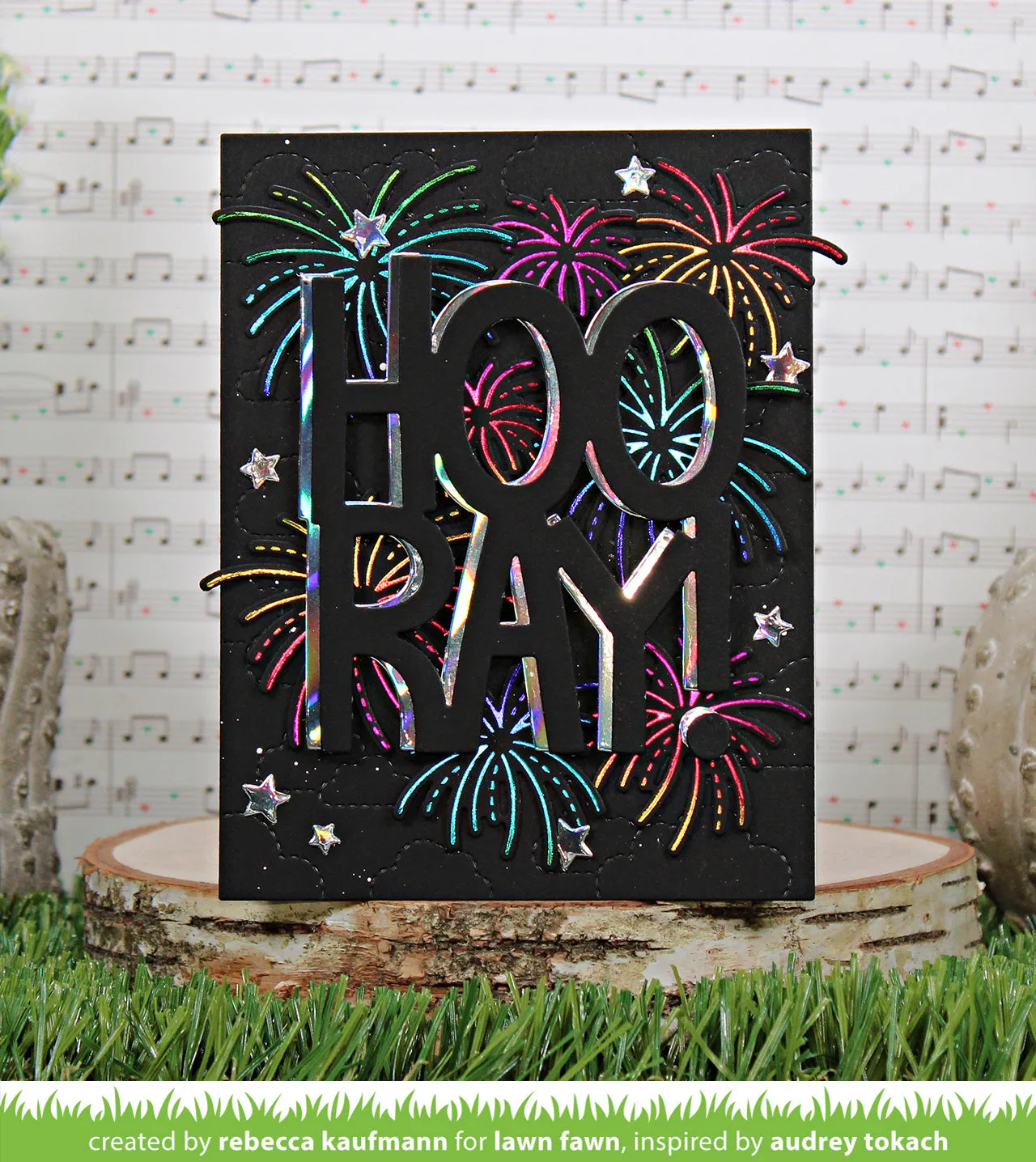 Lawn Fawn Fireworks LF3145 Hot-Foil-Platte 3 Motive