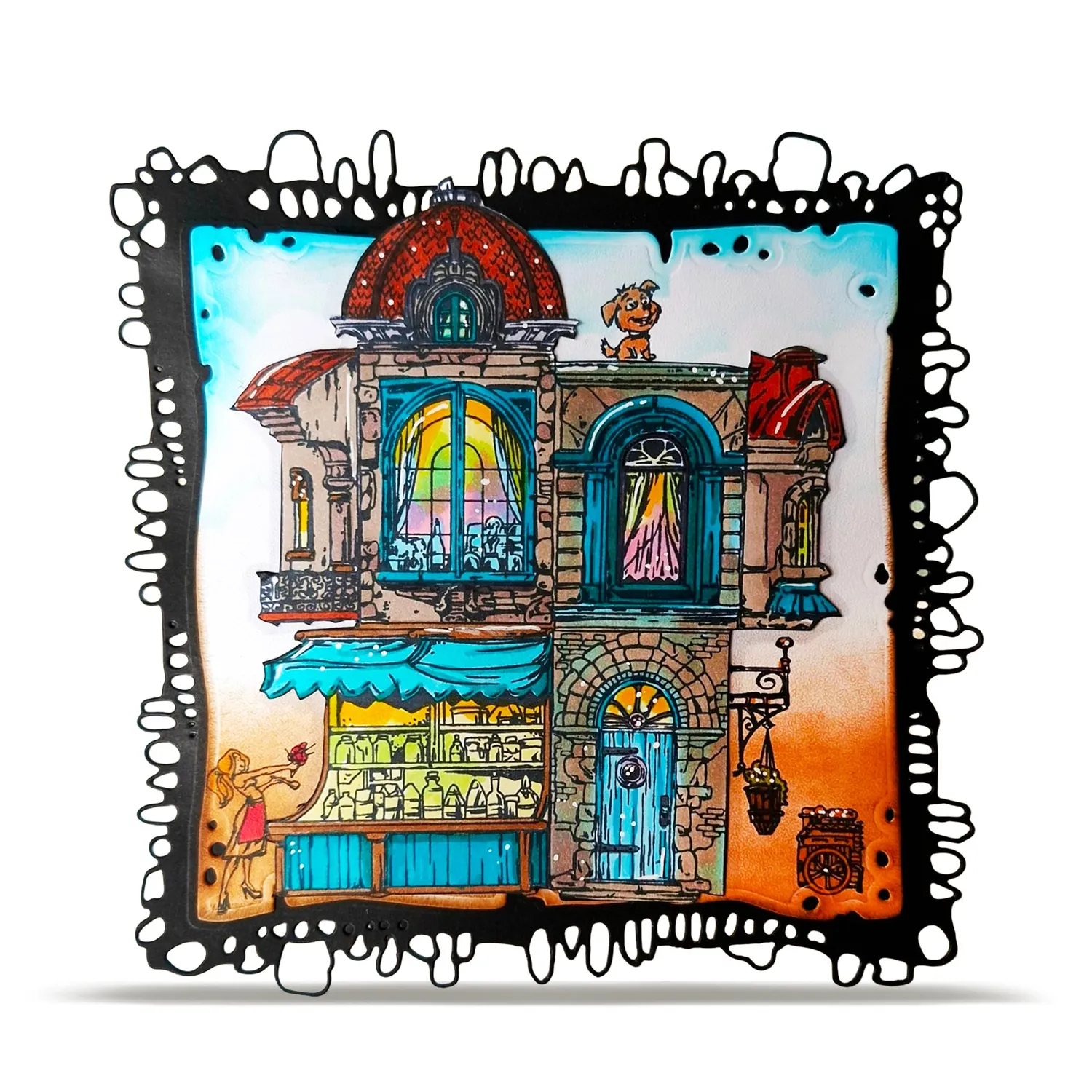 AALL and Create TP-1475 A6 Stempelset The Little Borough 13-teilig