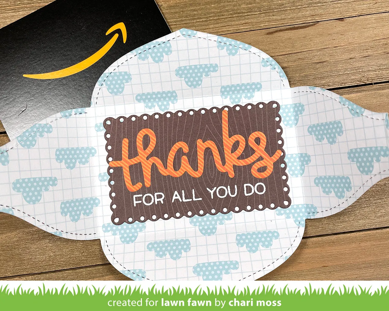 Lawn Fawn Gift Card Heart Envelope Stanzschablonen Herz