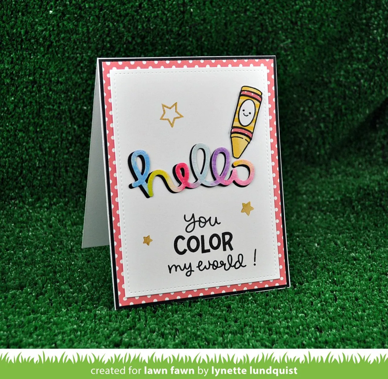 Lawn Fawn Color My World Clear Stamps Mini