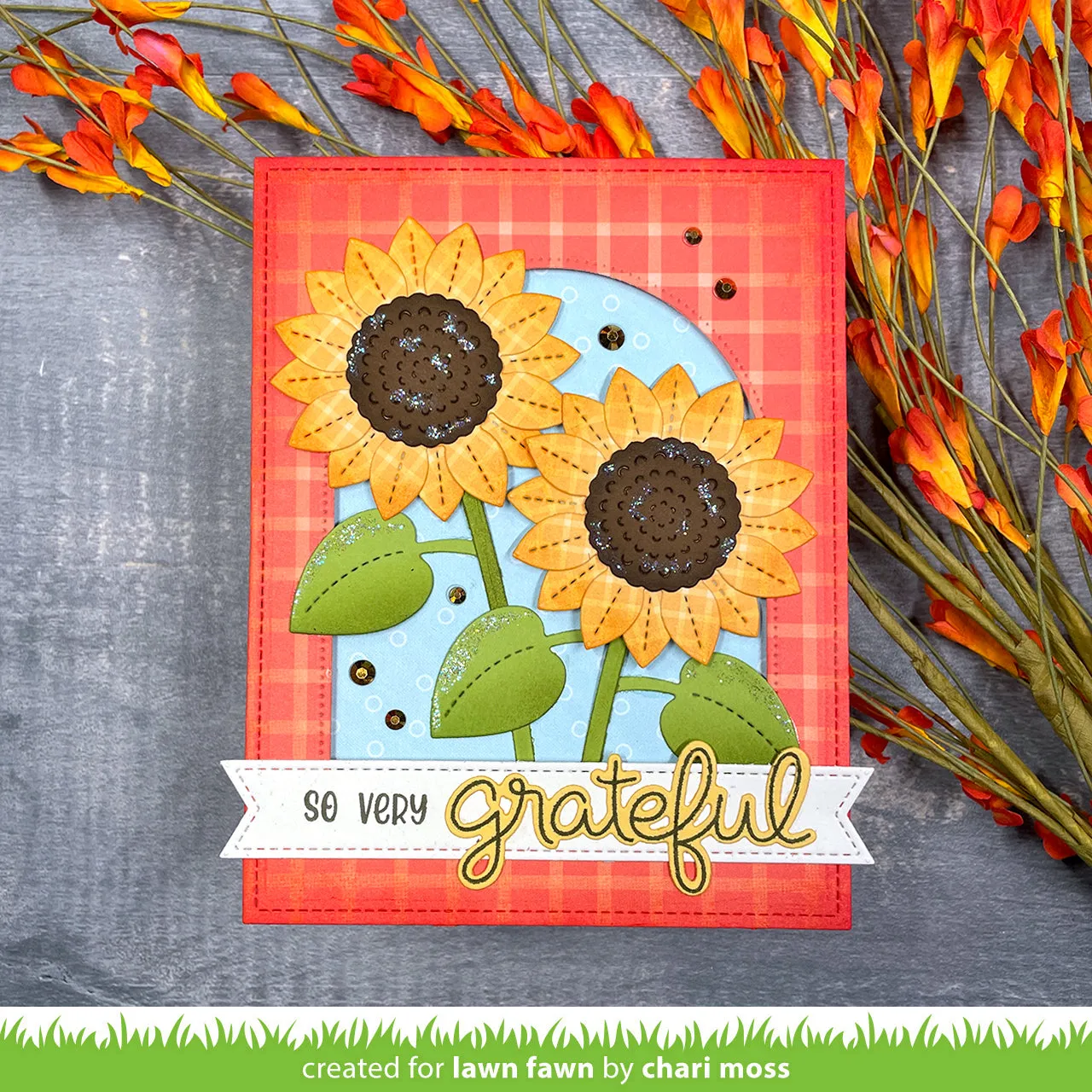 Lawn Fawn Falling Leaves Petite Paper Pack 6x6 Herbst