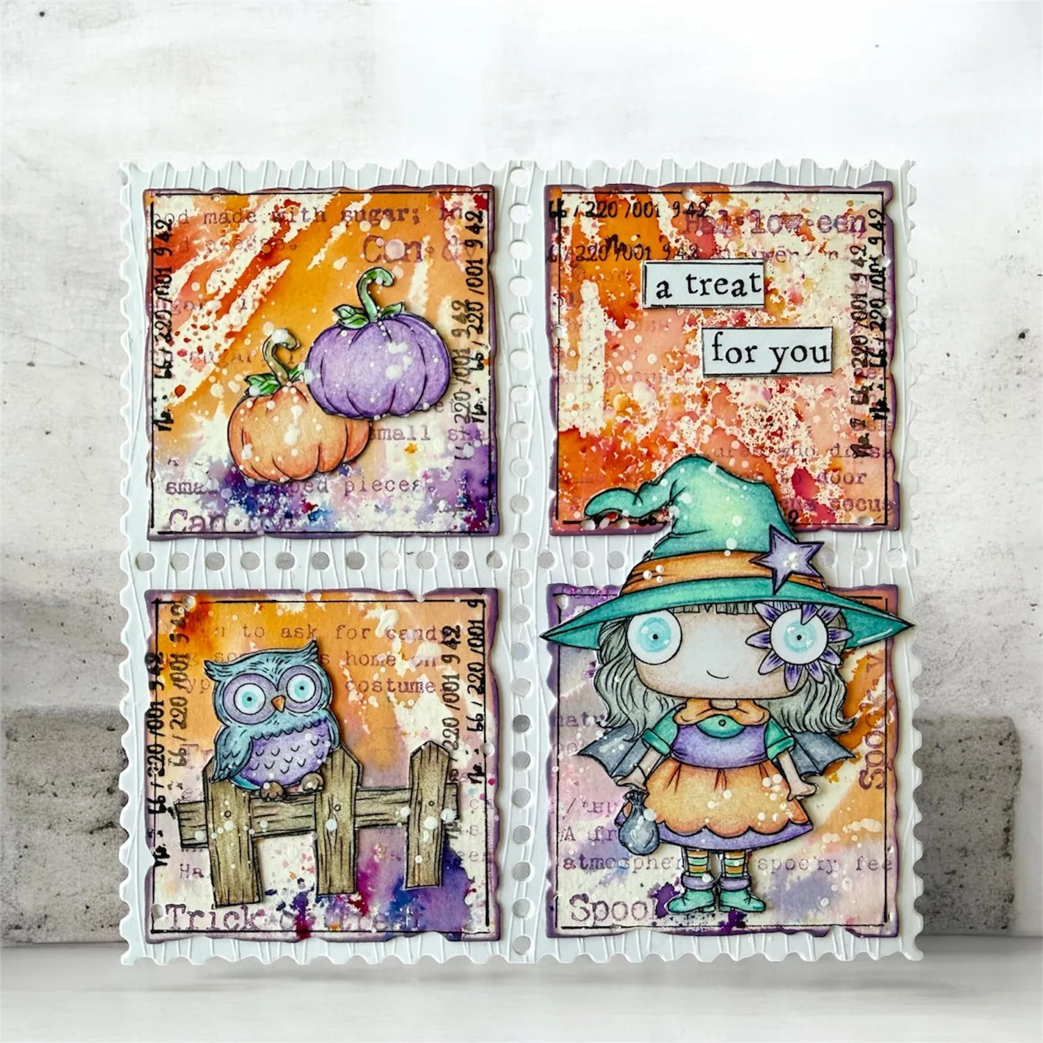 AALL and Create TP-1424 Spellbound A7 Stempelset 5 Halloween-Motive