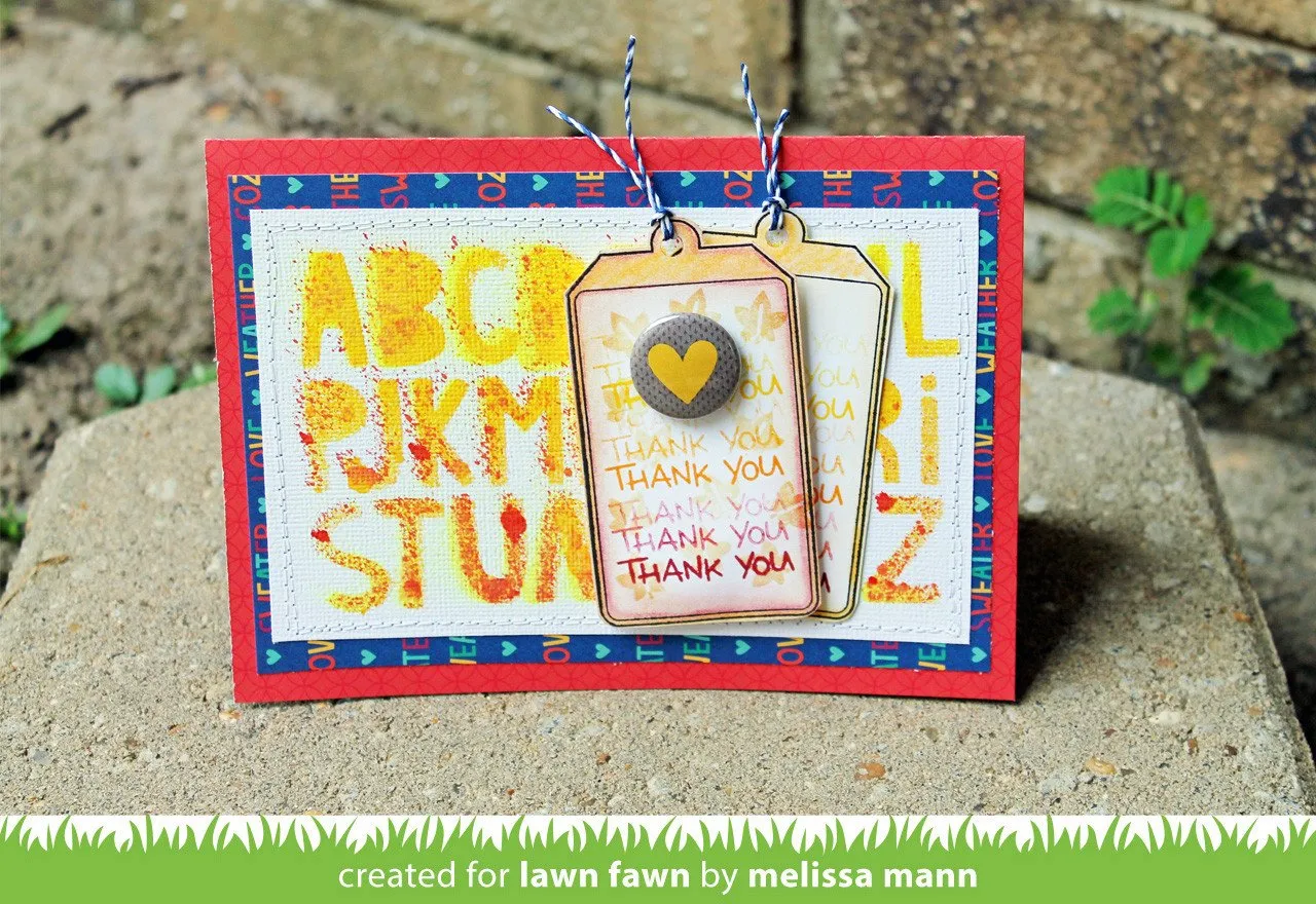 Lawn Fawn Lawn Cuts Finley's ABCs Stanzschablonen Alphabet