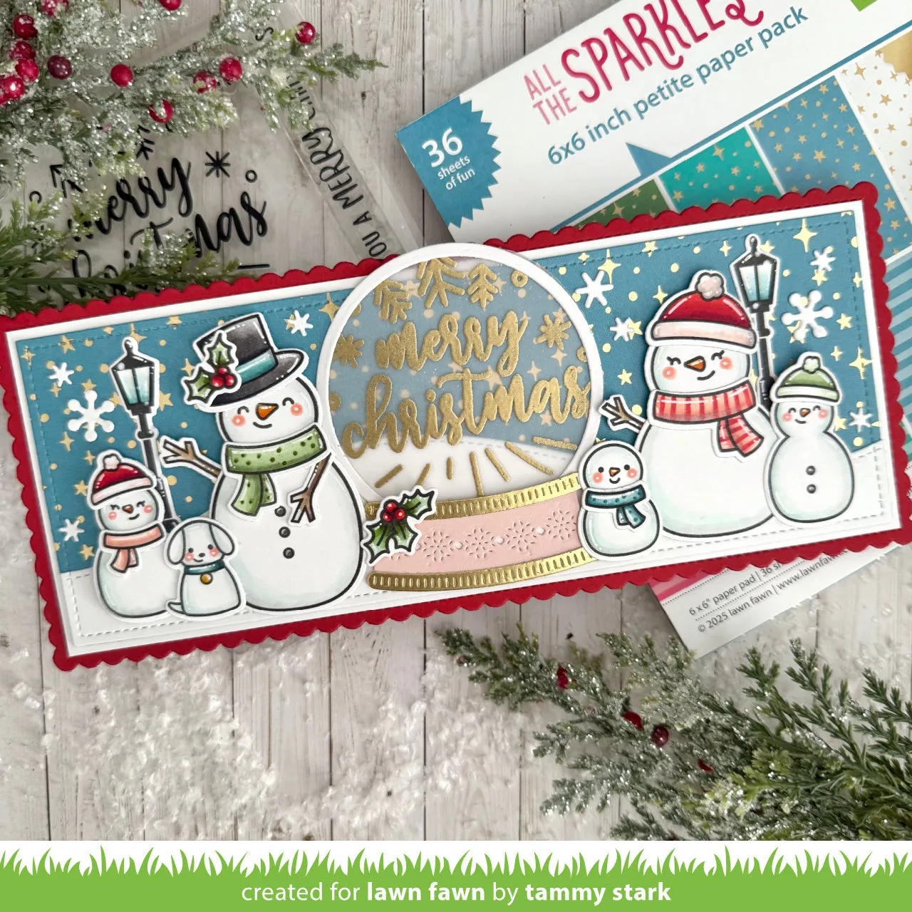Lawn Fawn Big Messages Christmas Stempelset