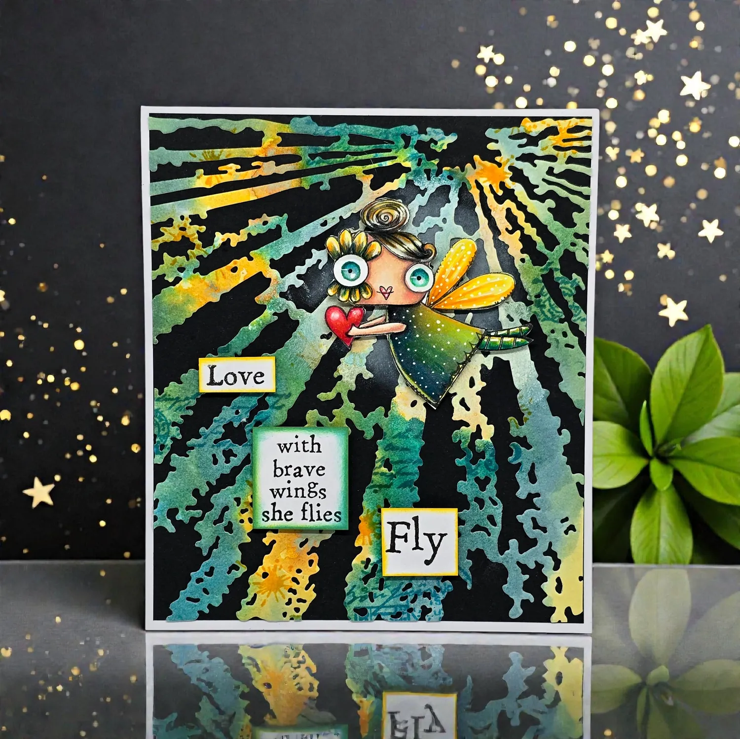 AALL and Create TP-1338 Postcard Shuffle Stempelset A6